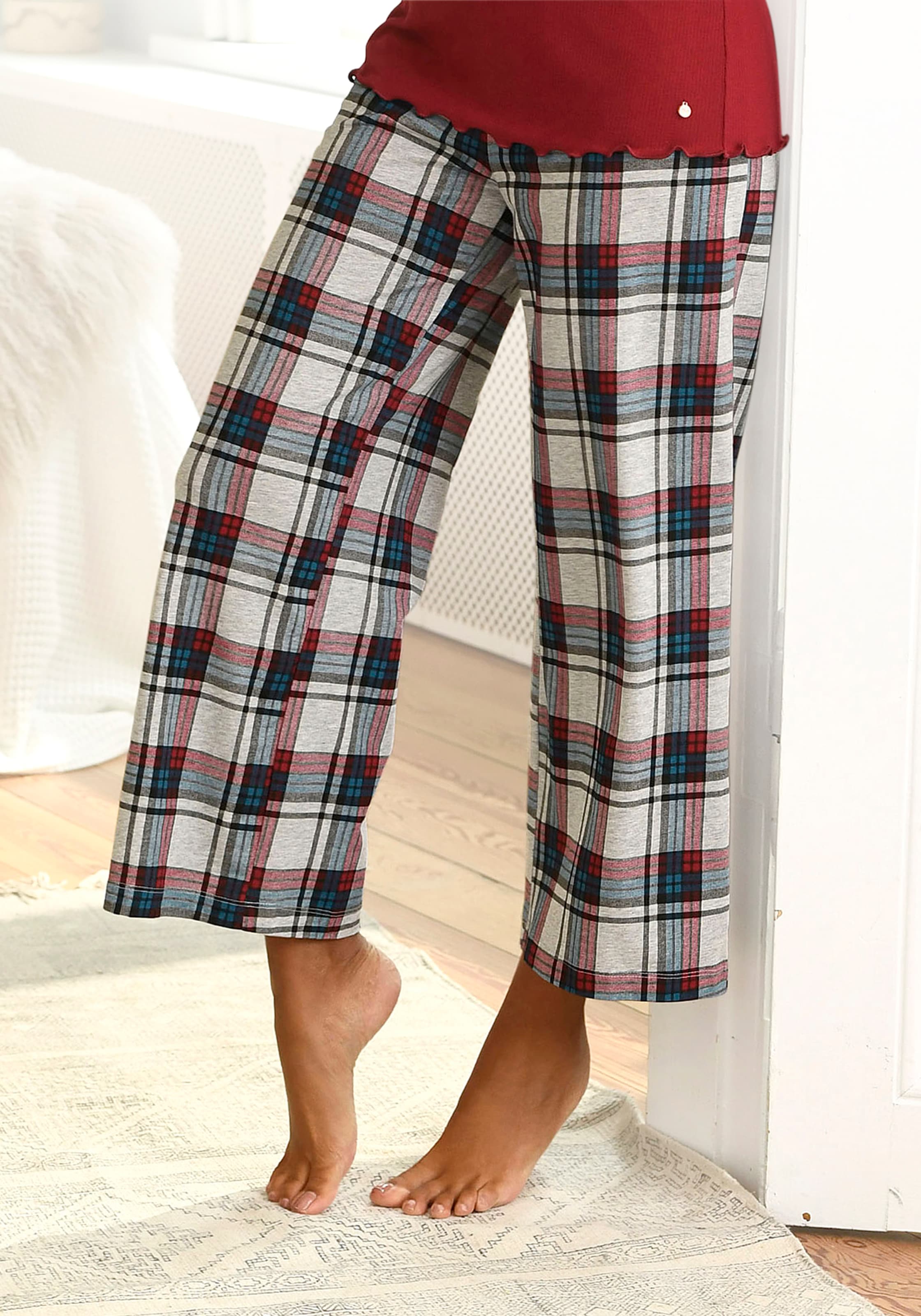 s.Oliver Pyjamahose, im Allover-Muster mit elastischem Bund ▷ für | BAUR