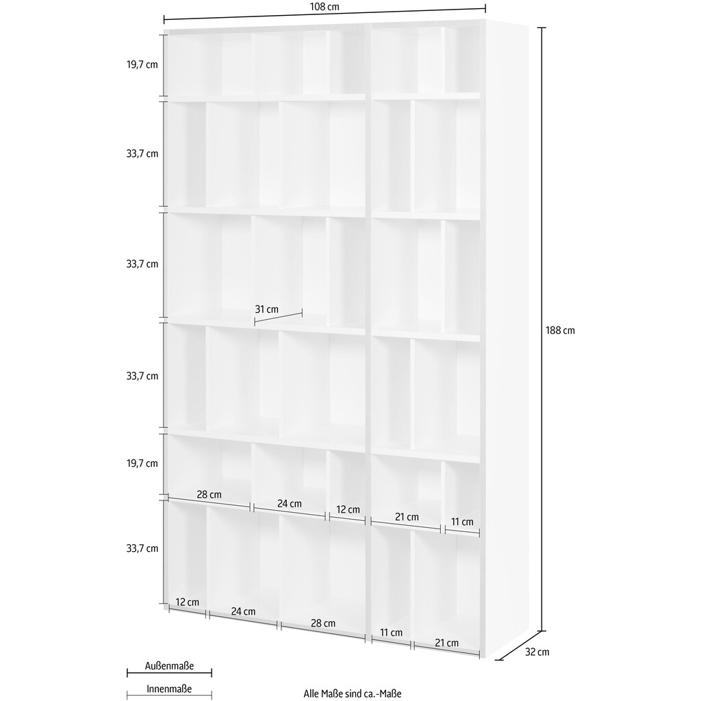 TemaHome Regal »Group«, mit einer Multiplexkante, in unterschiedlichen Größen erhältlich