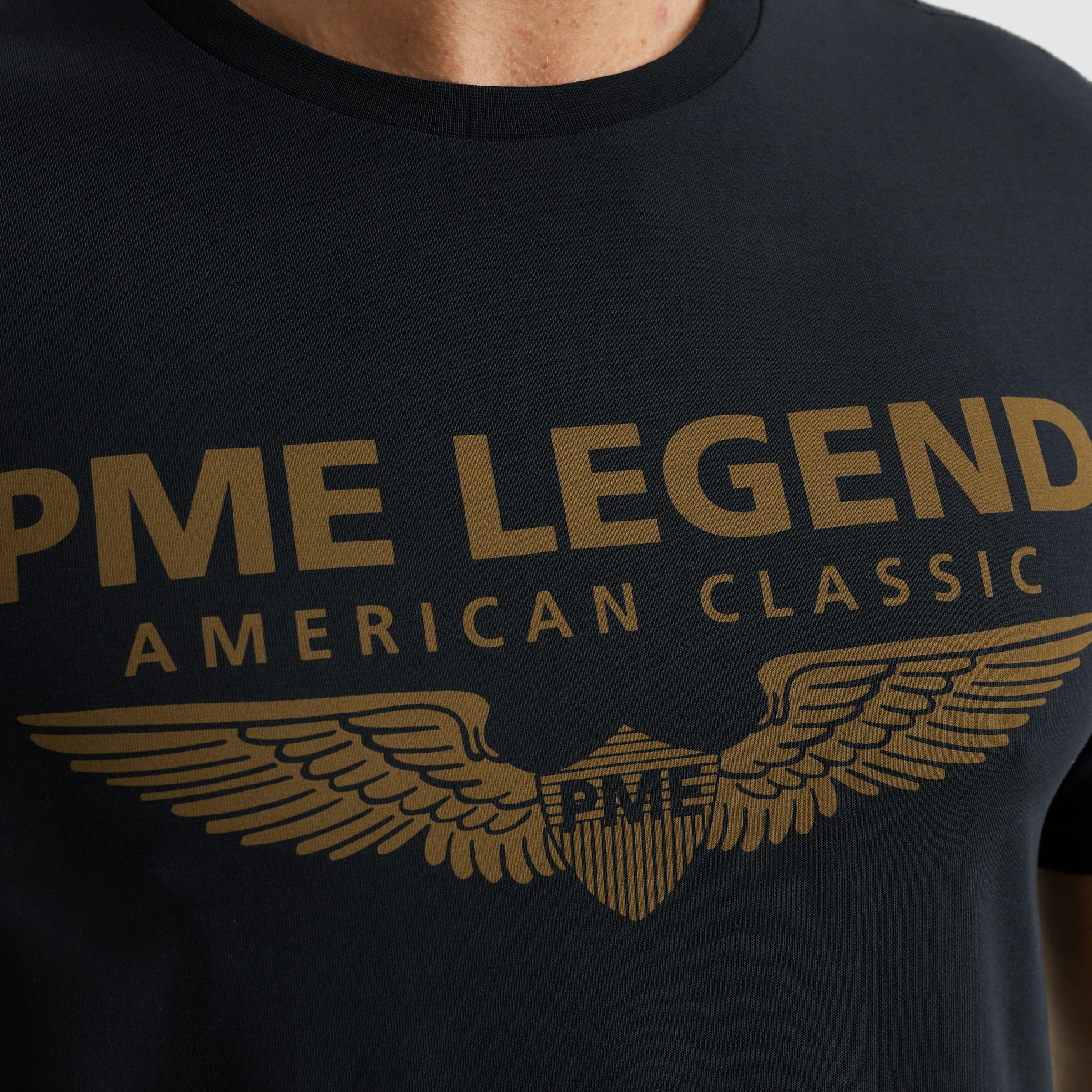 PME LEGEND Rundhalsshirt, mit Logoprint