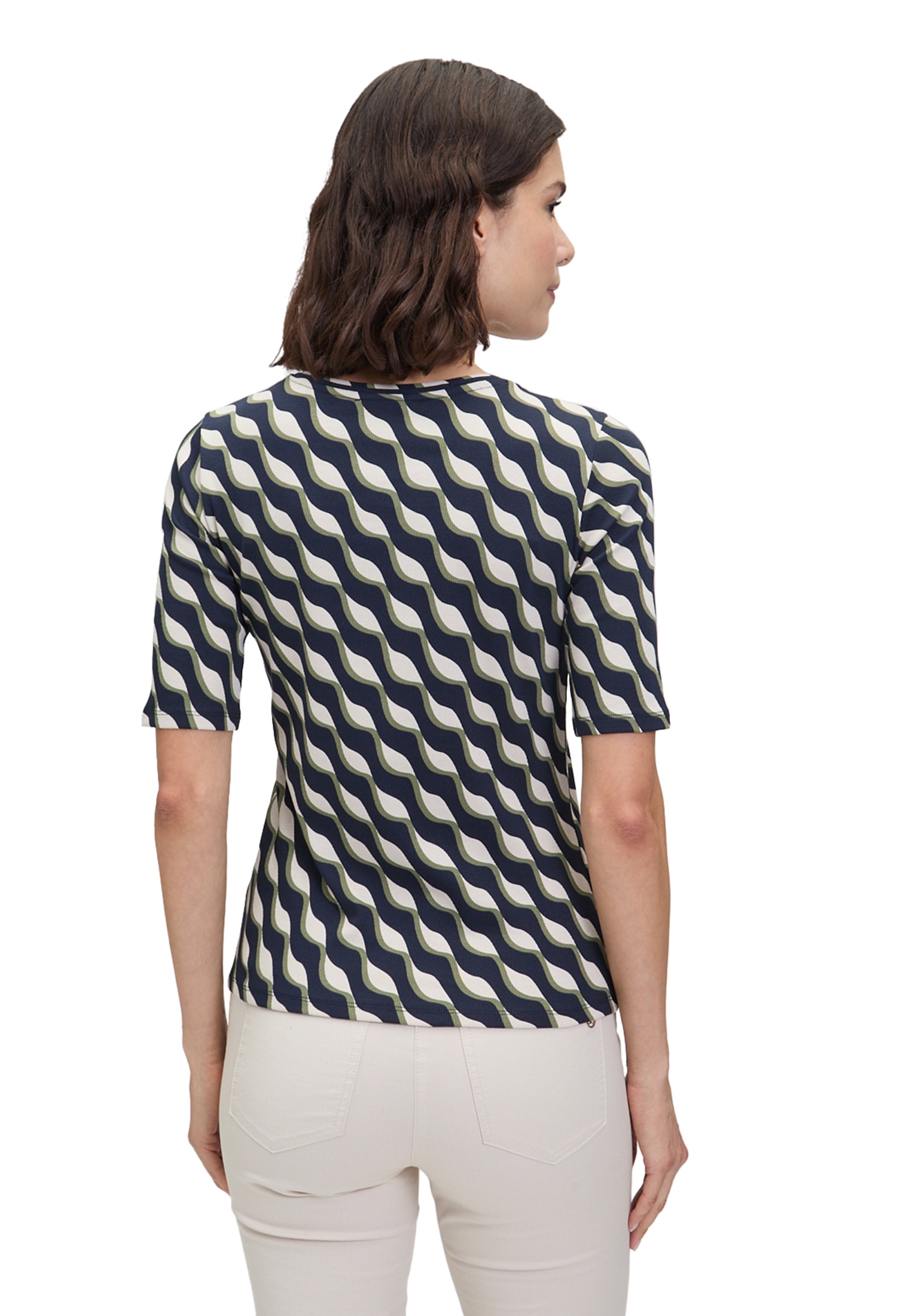 Betty Barclay Kurzarmshirt »Betty Barclay Basic Shirt mit Rippenstruktur«, (1 tlg.)