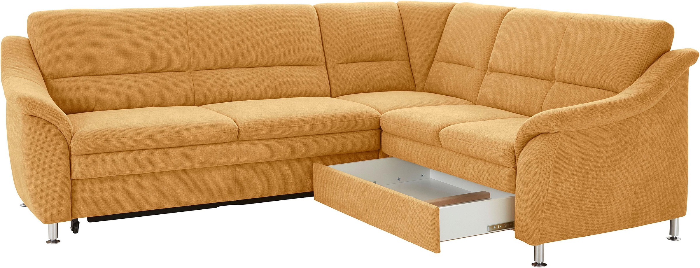 Sit & More Cardoso L-Shape Sofa Yellow 6