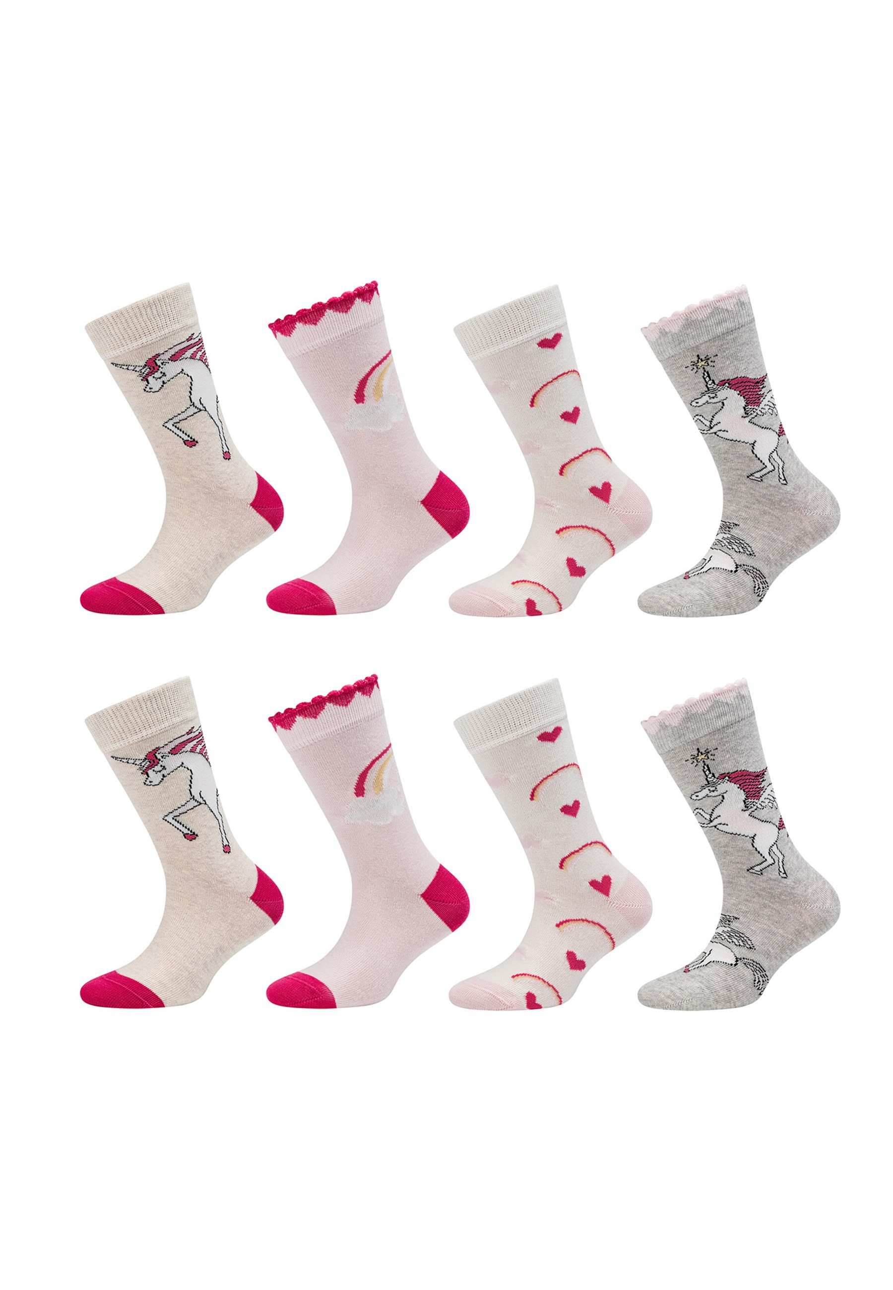 Camano Socken "Kindersocken ca-soft 8er Pack" 8er Pack Ohne drückenden Gumm günstig online kaufen