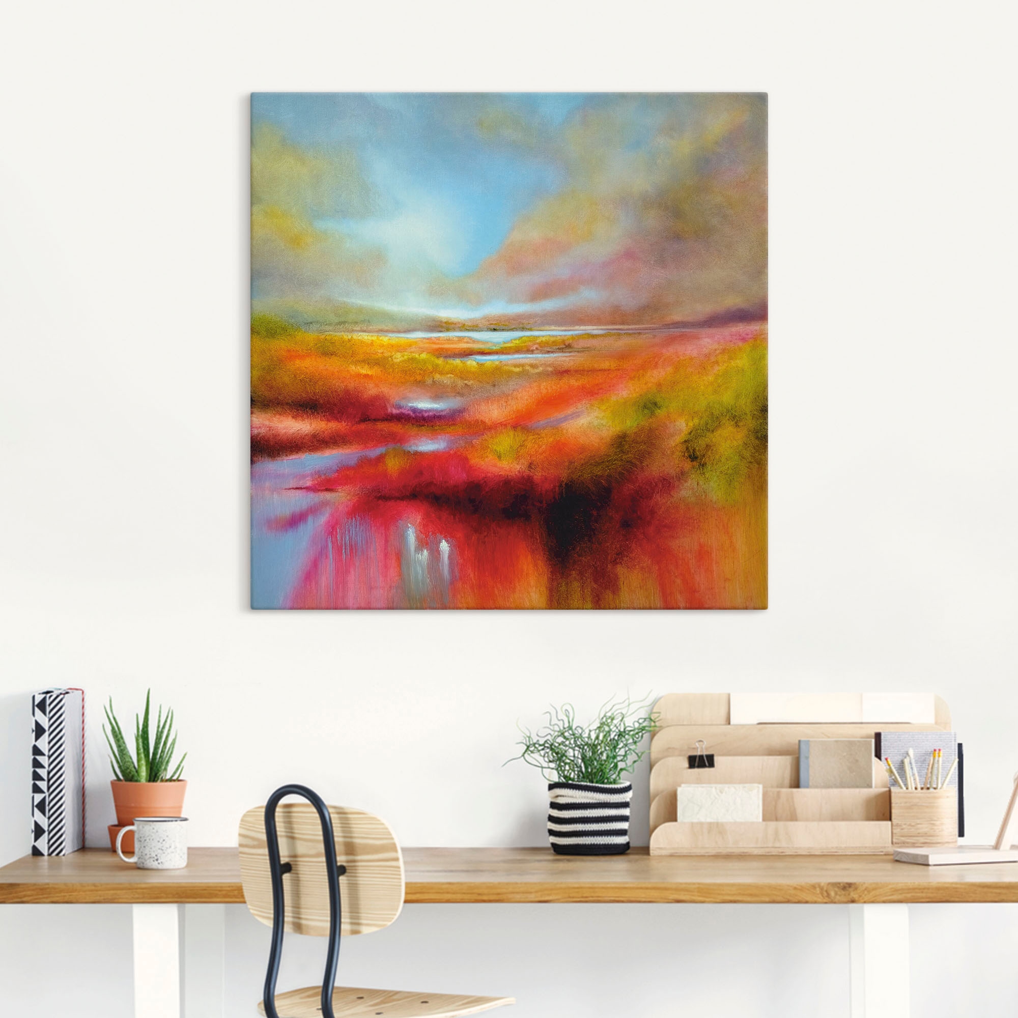 Artland Wandbild »Ein perfekter Tag«, Berge, (1 St.), als Alubild, Leinwandbild, Wandaufkleber oder Poster in versch. Größen