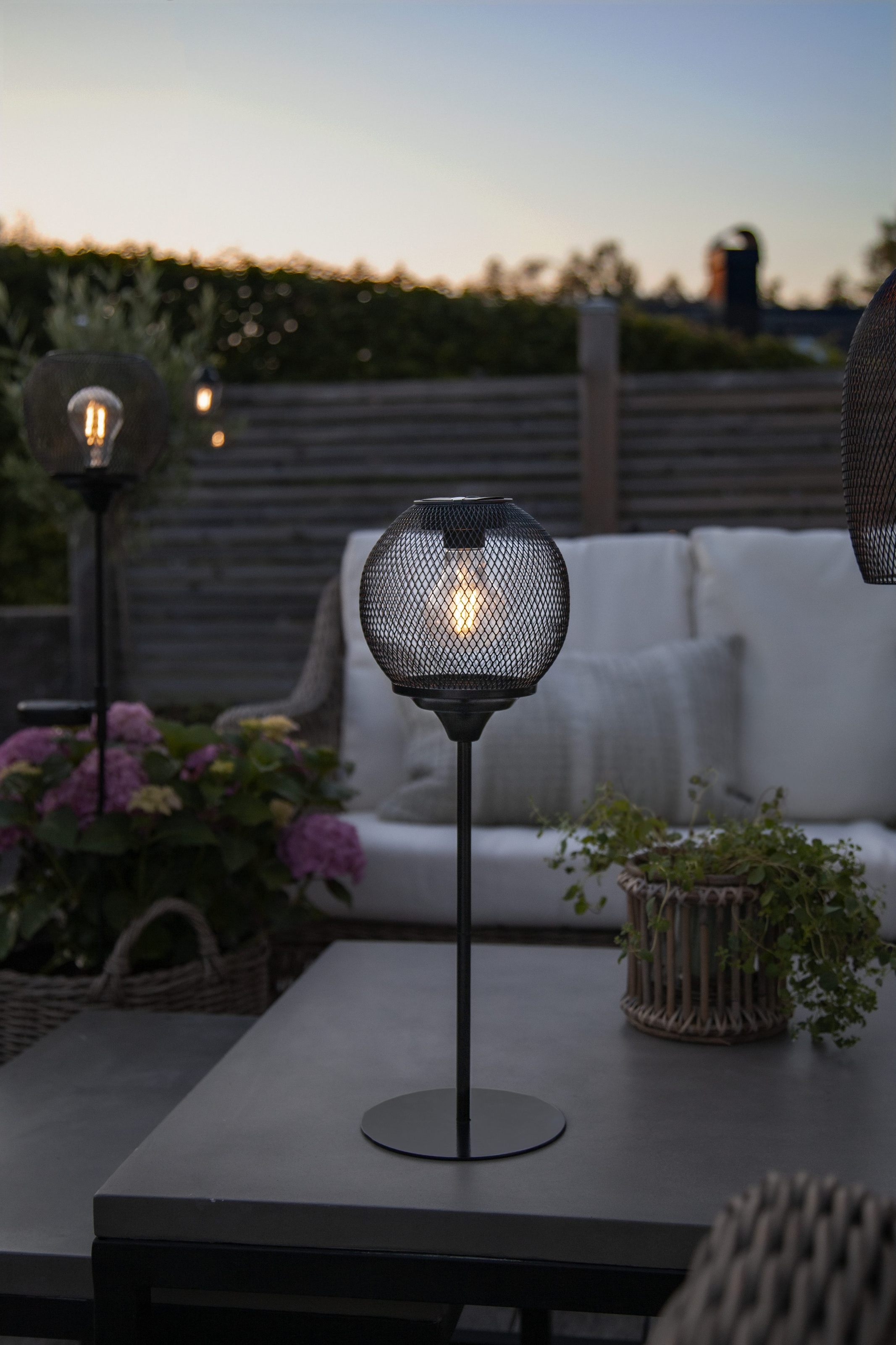 Parforce Traditional Hunting LED Solarleuchte »Solar Lampe Sunlight« LED-Board 1 Stk. Warmweiß Solar-Tischlampe, Dämmerungssensor