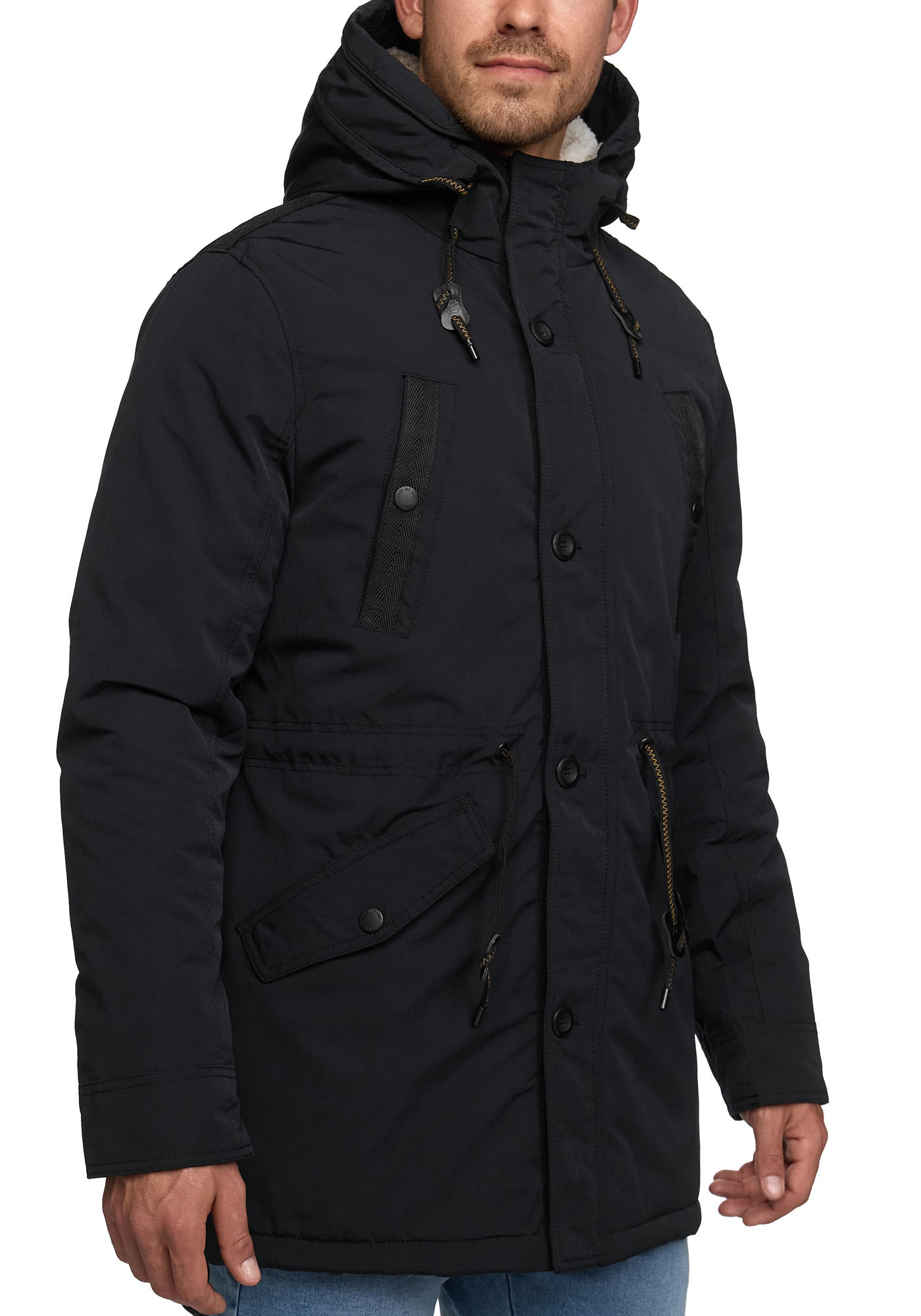 Thumbnail - Indicode Langjacke "INCallen", mit Kapuze