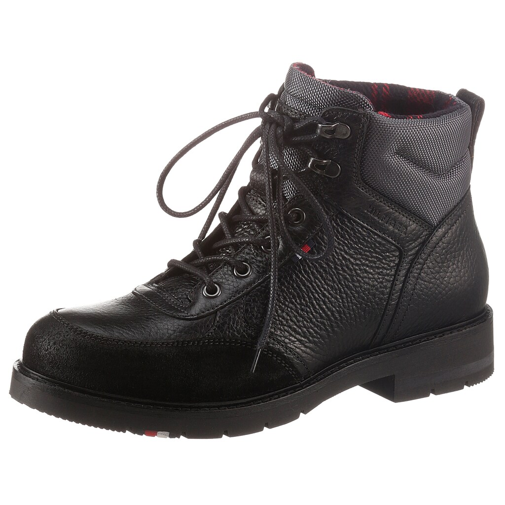 Tommy Hilfiger Schnürboots »WARM CLASSIC SNEAKERS CUT«, im robusten Materialmix