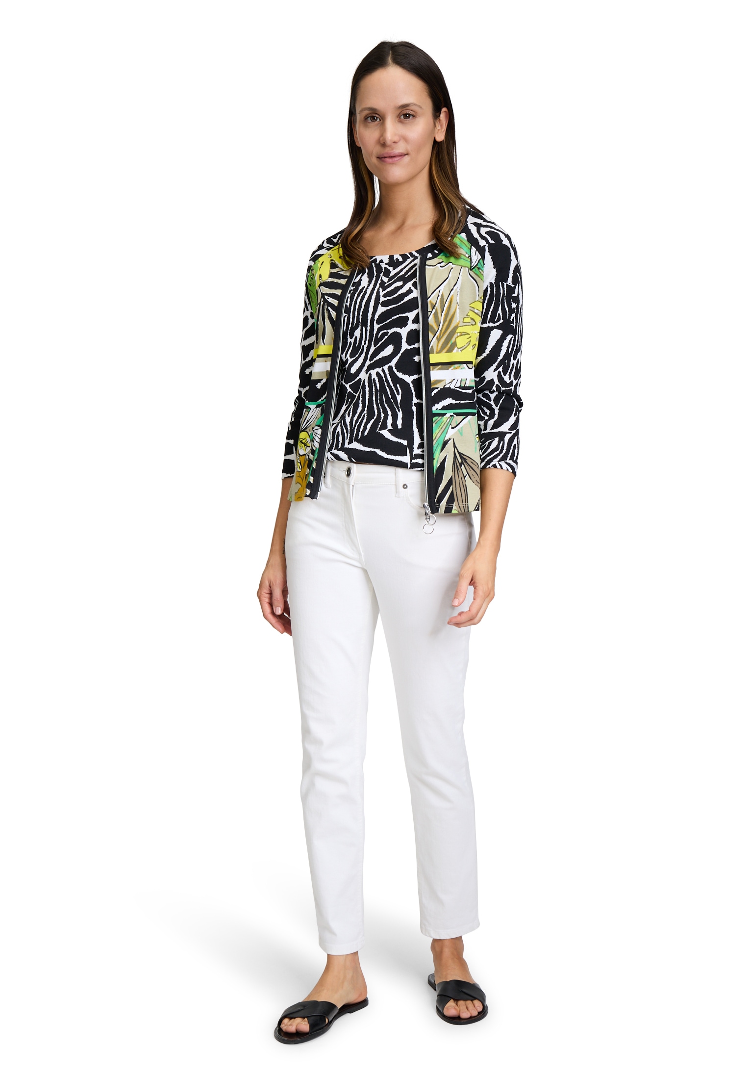 Betty Barclay Shirtjacke »Betty Barclay Shirtjacke mit Rippenstruktur«, (1 tlg.), Druck