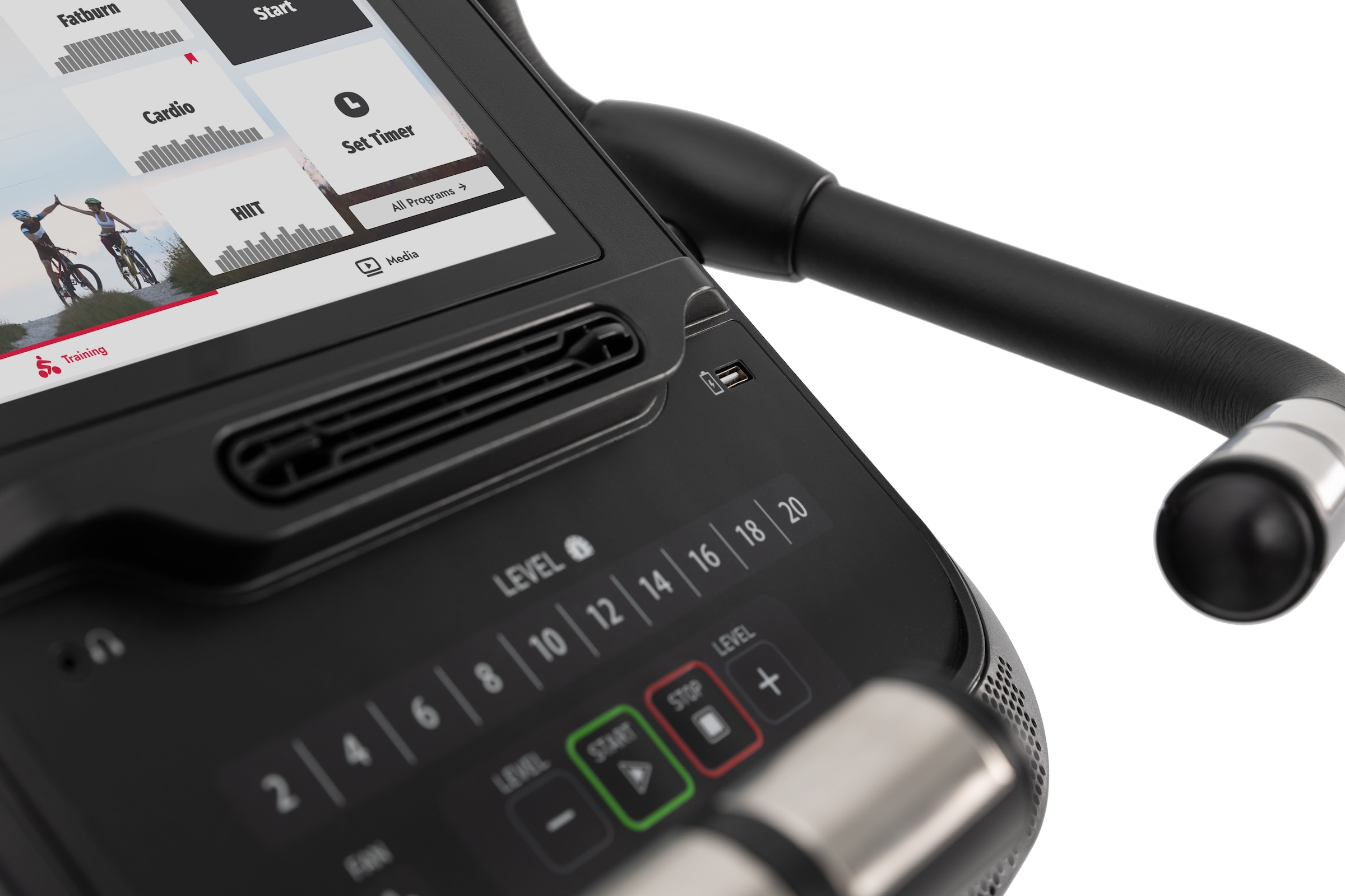 Spirit Fitness Heimtrainer »Spirit Fitness Ergometer XBU55 ENT« Touchscreen mit Apps