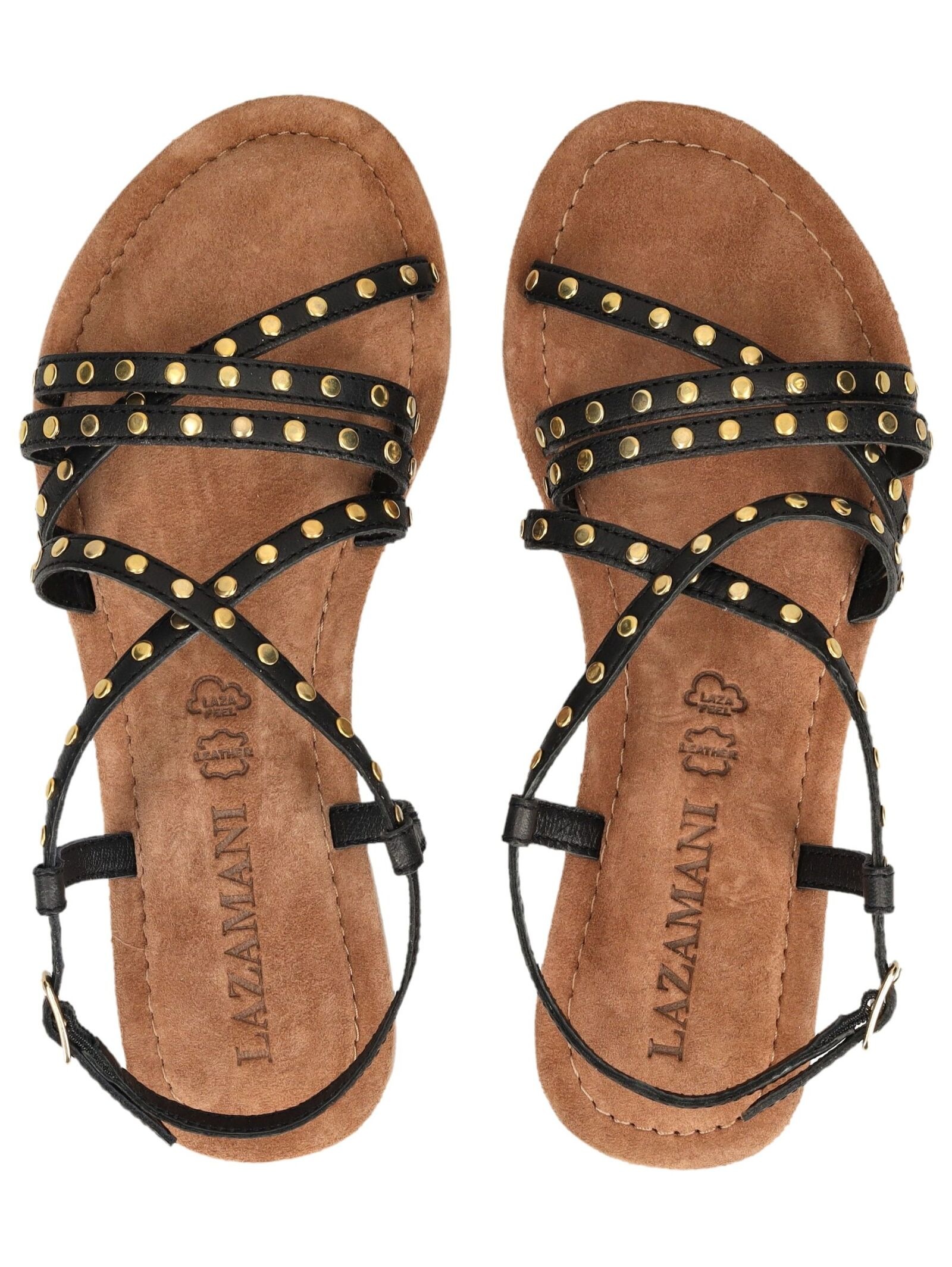 Lazamani Riemchensandale »Lazamani Sandalen Leder/Textil«