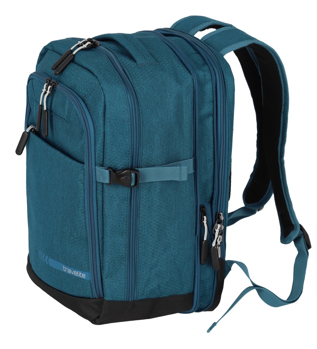 travelite Laptoprucksack »KICK OFF Cabin Rucksack«, Reiserucksack Freizeitrucksack Kabinengepäck Arbeitsrucksack