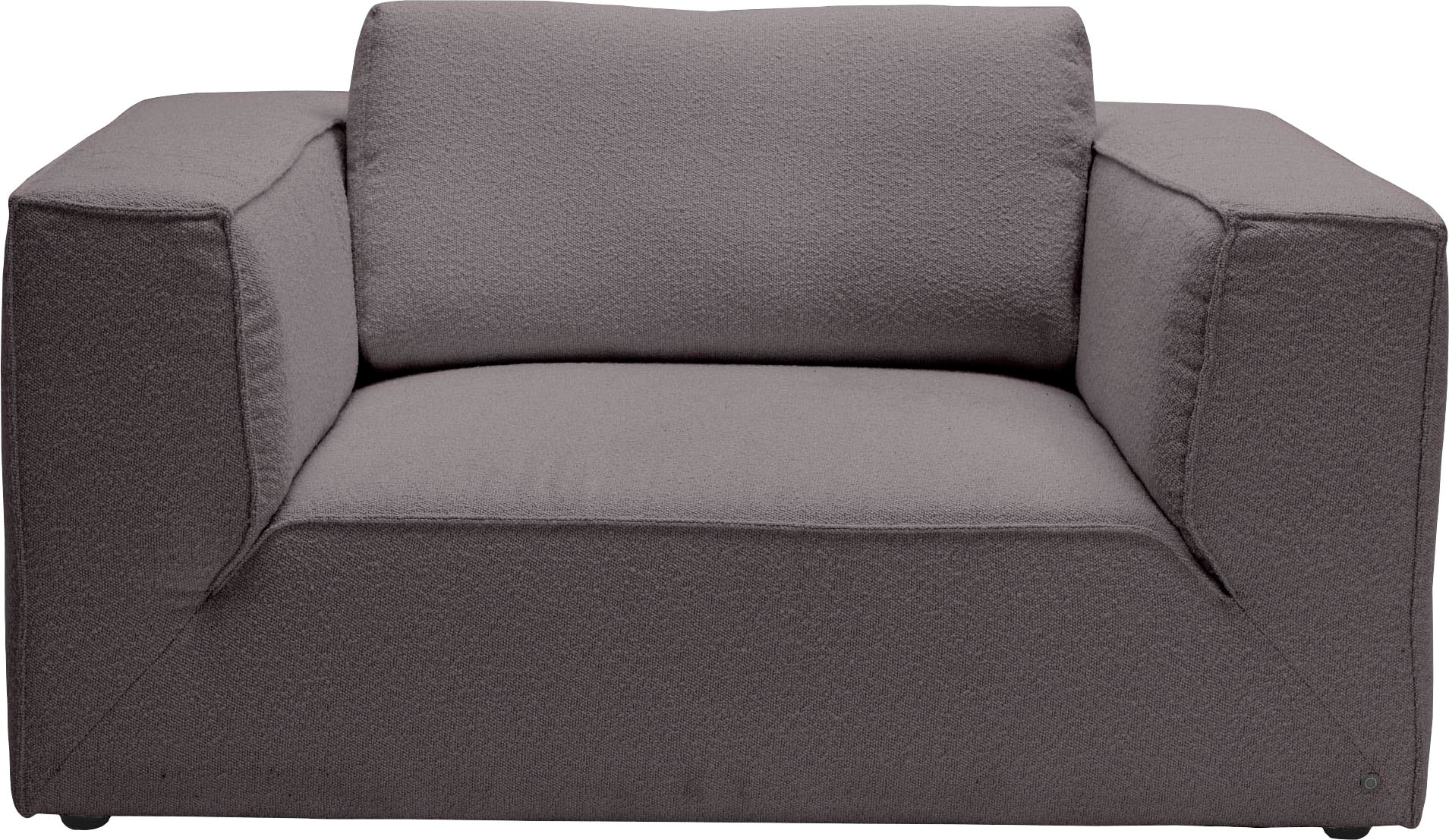 TOM TAILOR HOME Loveseat "BIG CUBE STYLE", mit bequemen Stegkissen, extra große Sitztiefe, Breite 147 cm