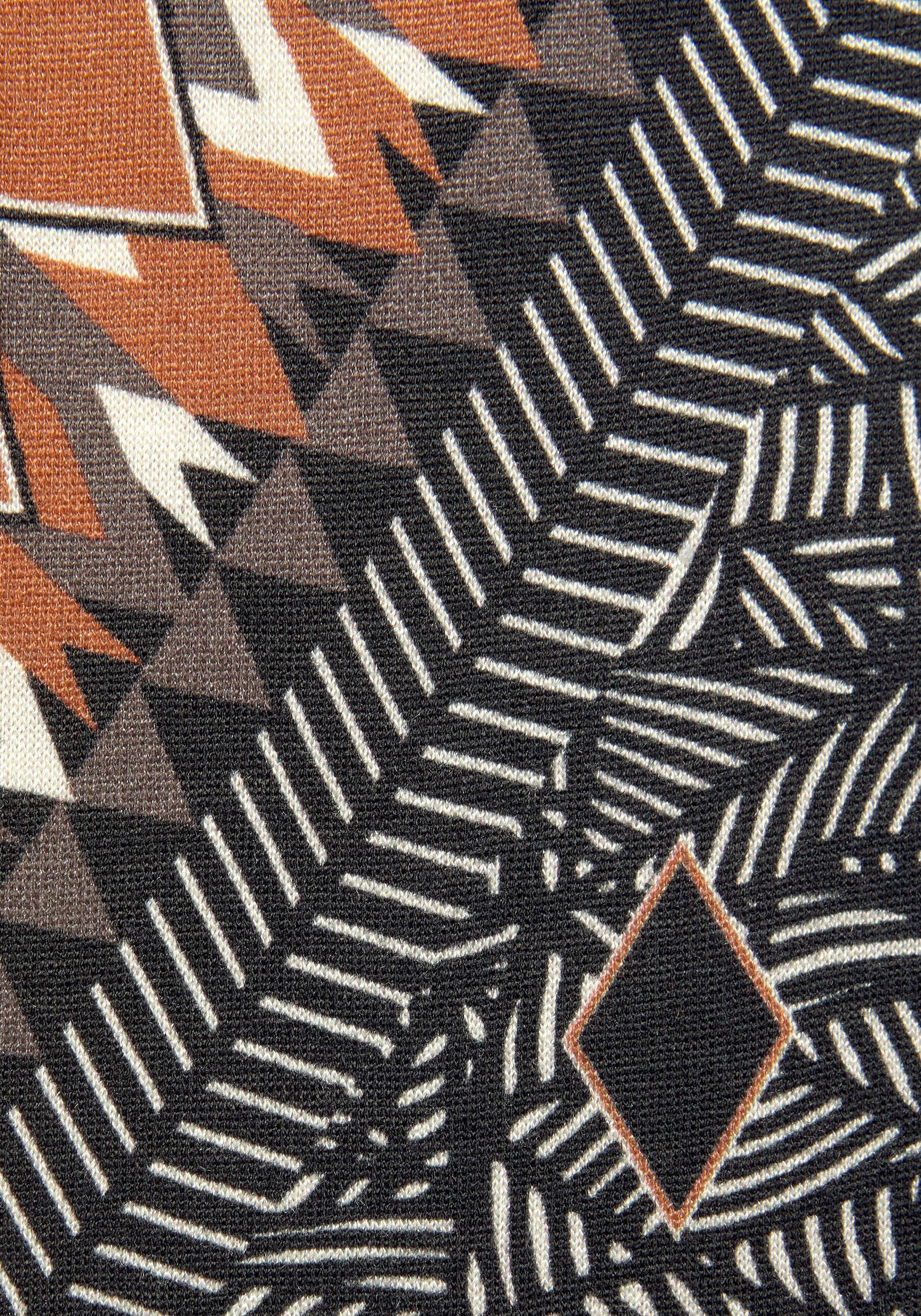 LASCANA Pyjama, (2 tlg., 1 Stück), im Ethno-Design online bestellen | BAUR | Shortys