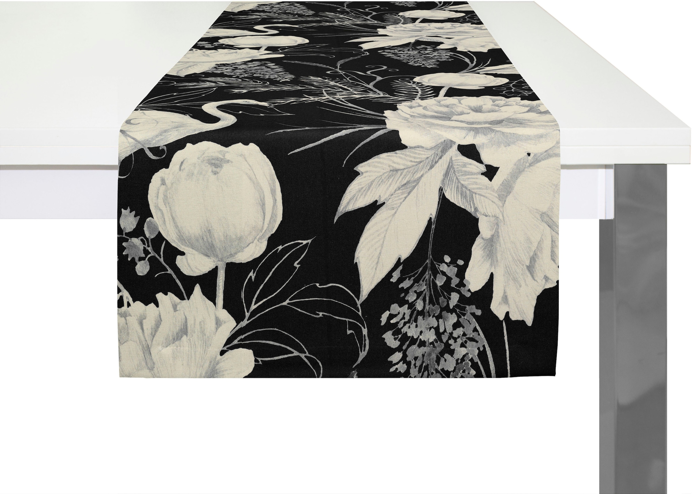 Adam Tischläufer "Eden" GOTS organic,zertifiziert durch CERES 0242Made in G günstig online kaufen