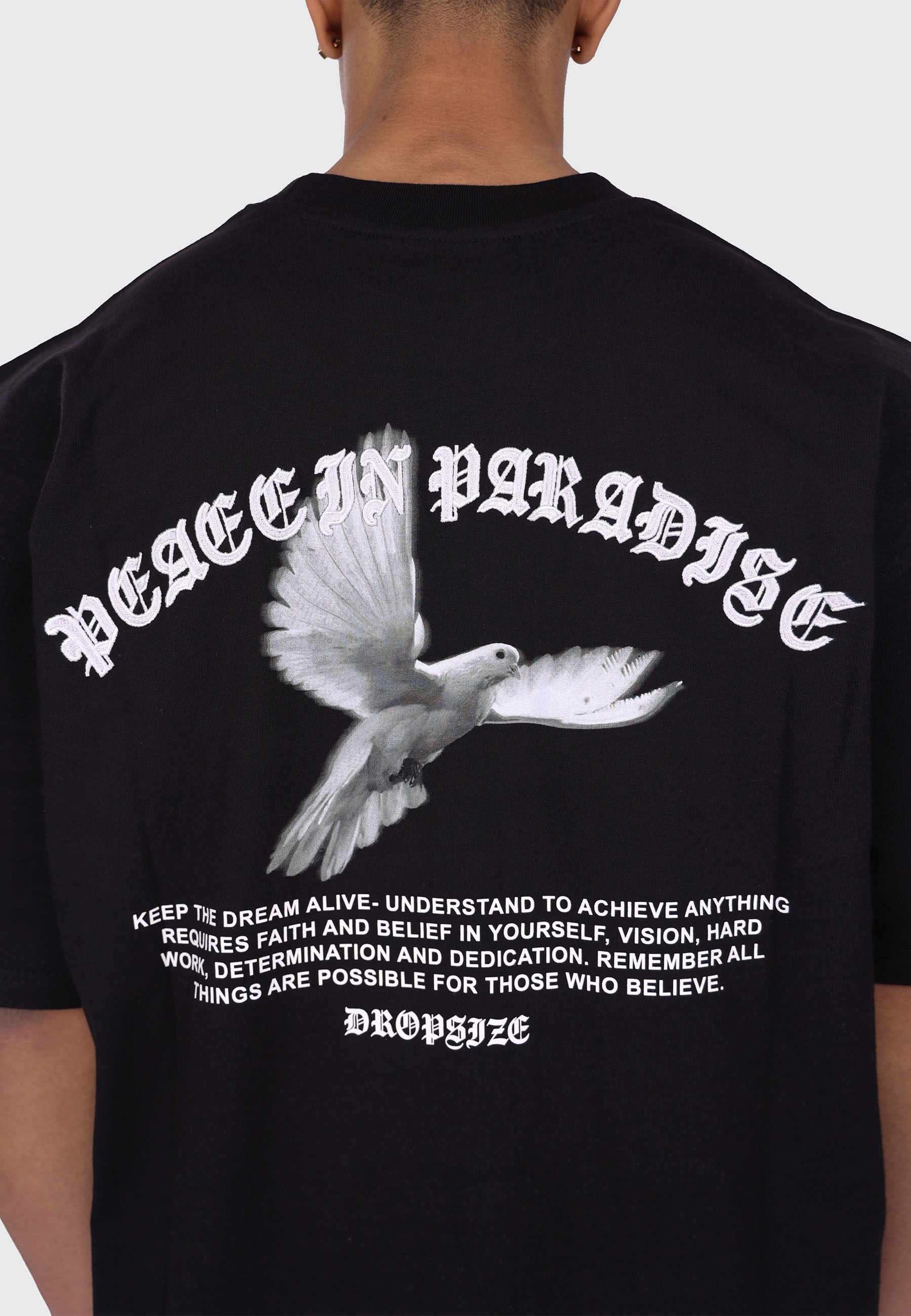 Dropsize T-Shirt »Dropsize HEAVY OVERSIZED PEAVE DOVE T-SHIRT« 1 Stk.