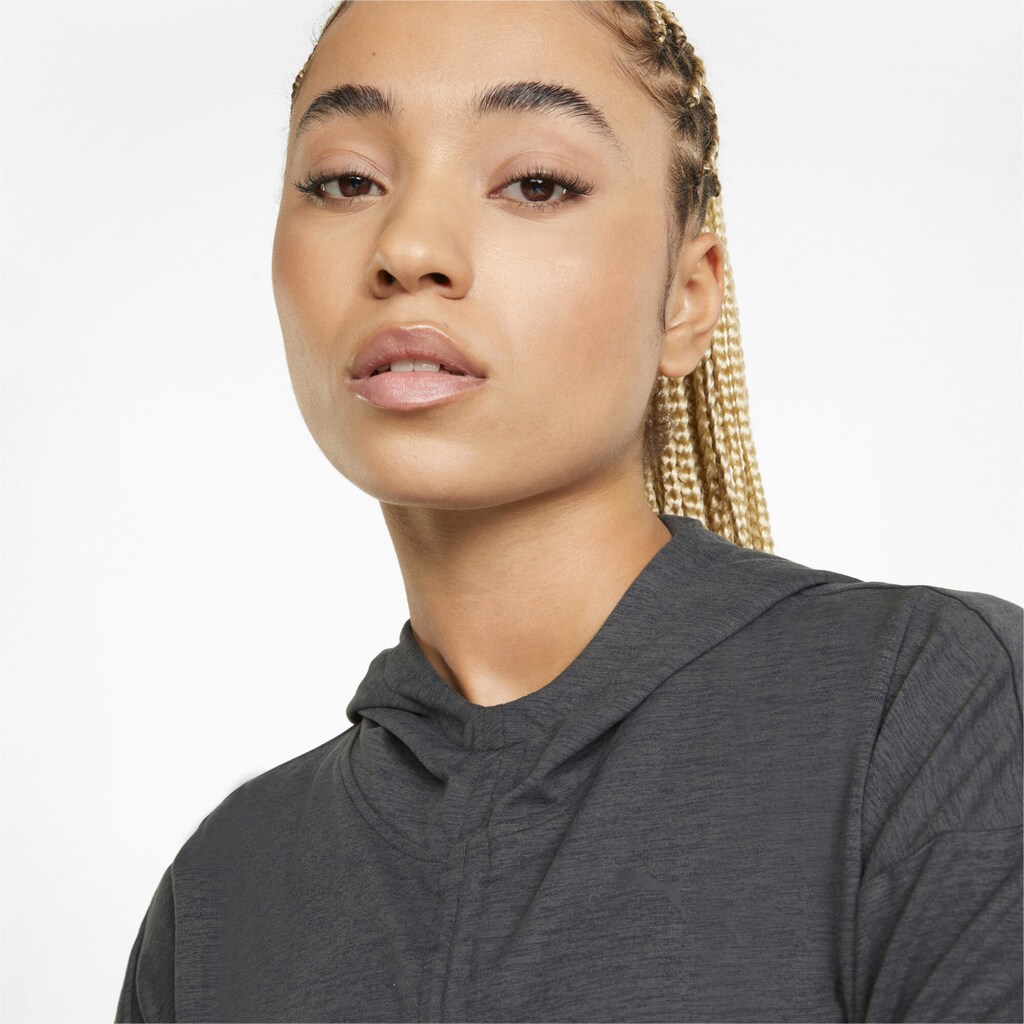 Damenmode Pullover PUMA Trainingspullover »CLOUDSPUN Pullover Damen Trainings-Hoodie Regular« schwarz Damenmode Pullover PUMA Trainingspullover »CLOUDSPUN Pullover Damen Trainings-Hoodie Regular« schwarz