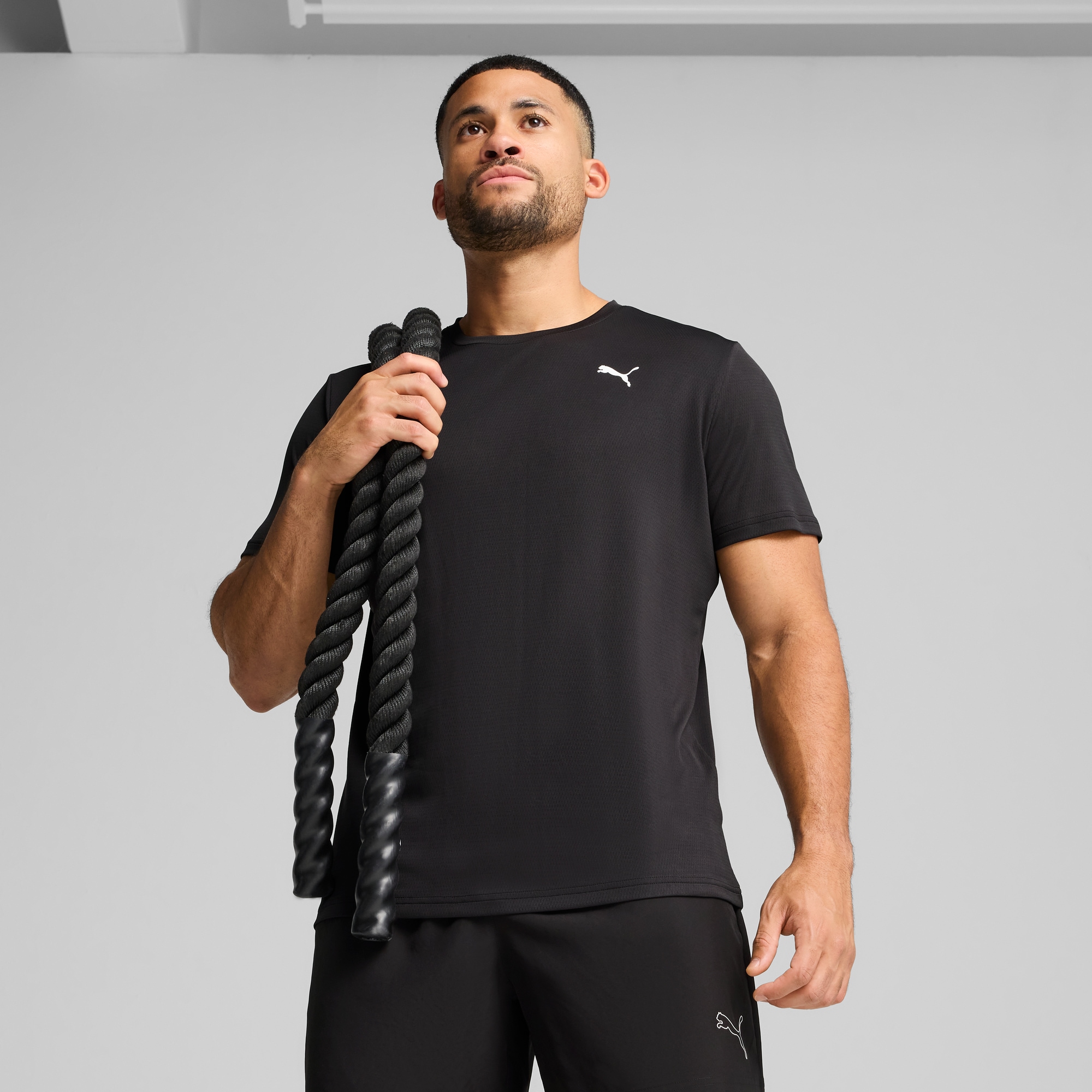 PUMA Trainingsshirt »M TAD ESSENTIAL POLY TEXTURE TEE« ergonomische Schnittführung, DryCELL Technologie, atmungsaktiv