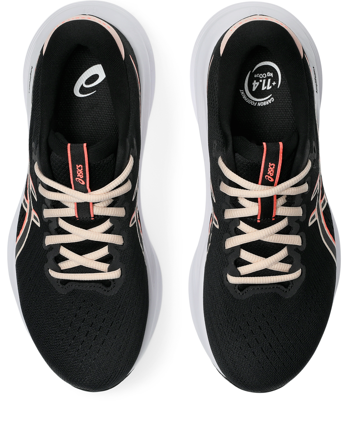 Laufschuh ASICS "GEL-EXCITE 11", Damen, Gr. 41,5, schwarz, pearl pink, Synthetik, Schuhe Laufschuh 3