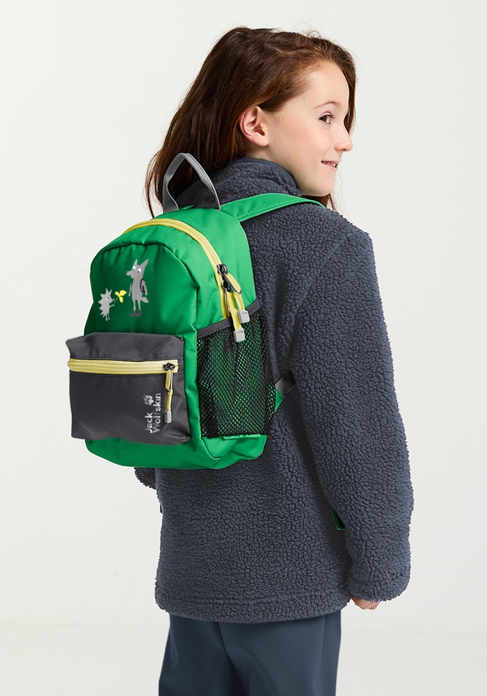 JACK WOLFSKIN Kinderrucksack "LITTLE SCOUT 10", onesizemysticgrün, Rucksäcke