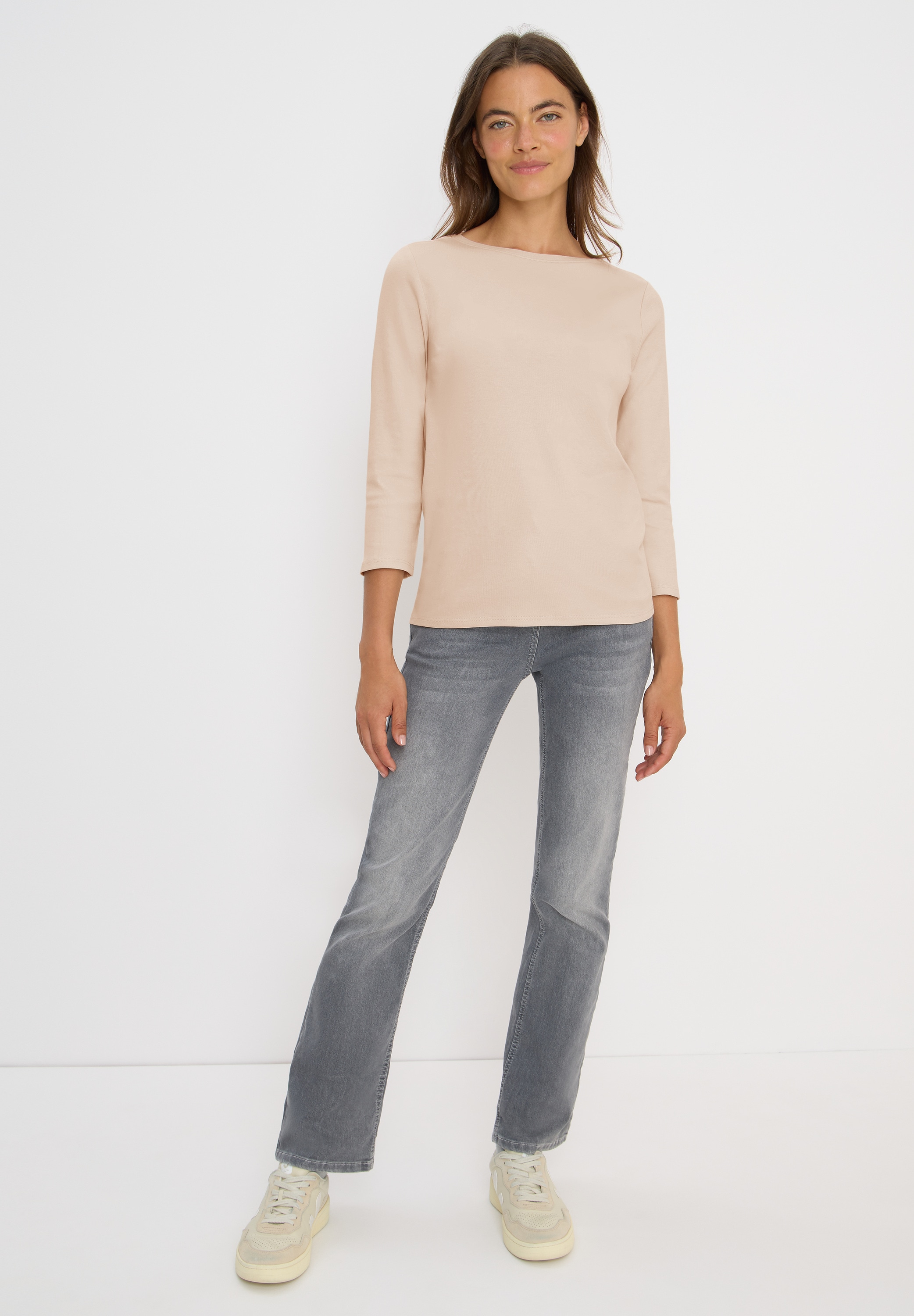 Cecil 3/4-Arm-Shirt, aus reiner Baumwolle