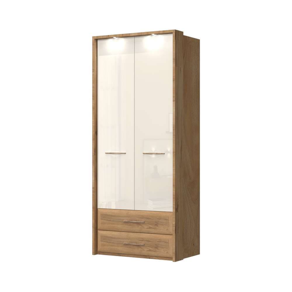 OTTO home Kleiderschrank "Gala, beige hochglänzend UV lackiert, kratzfest, günstig online kaufen