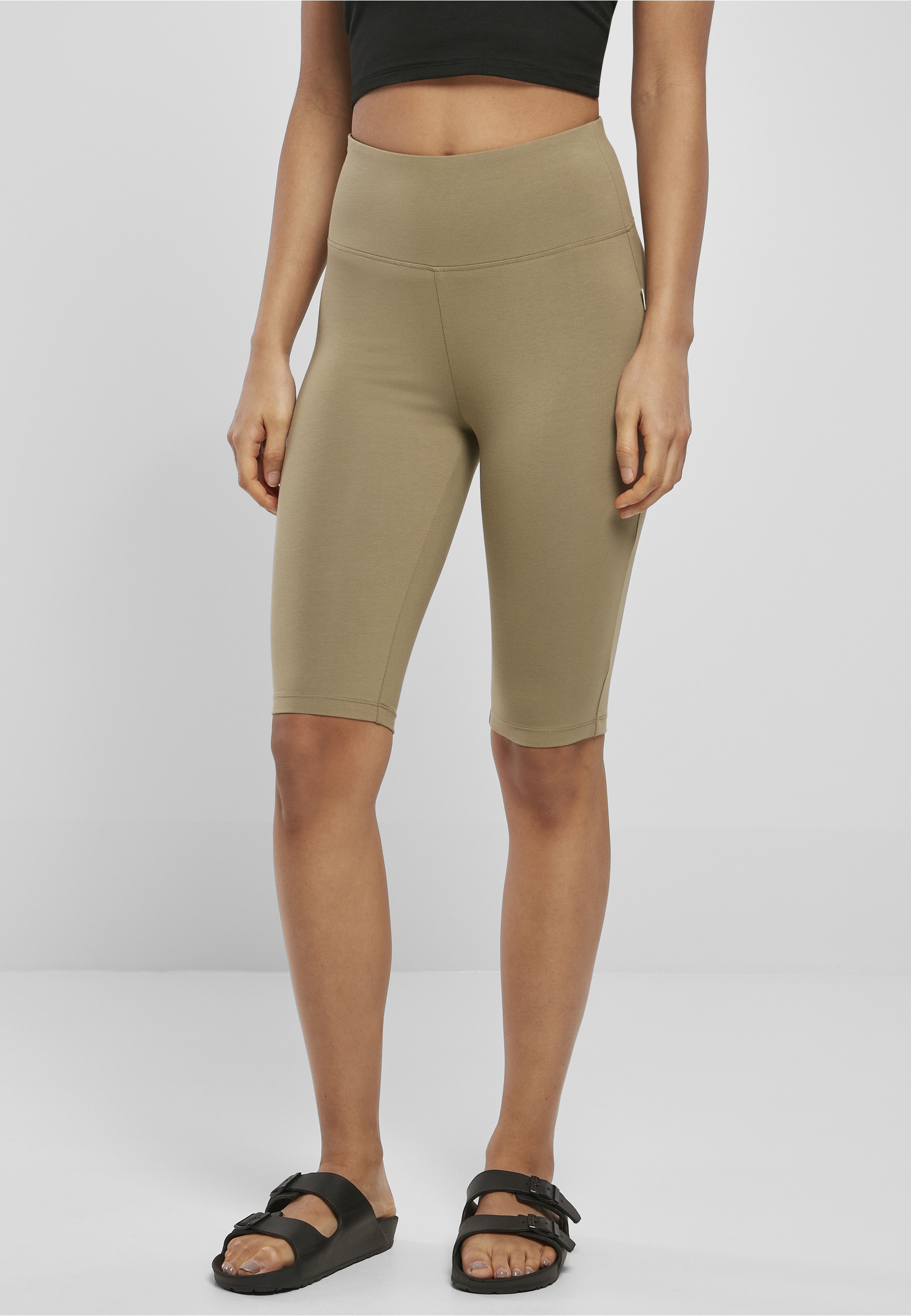 URBAN CLASSICS Fahrradhose »Urban Classics Damen Ladies Organic Stretch Jersey Cycle Shorts«