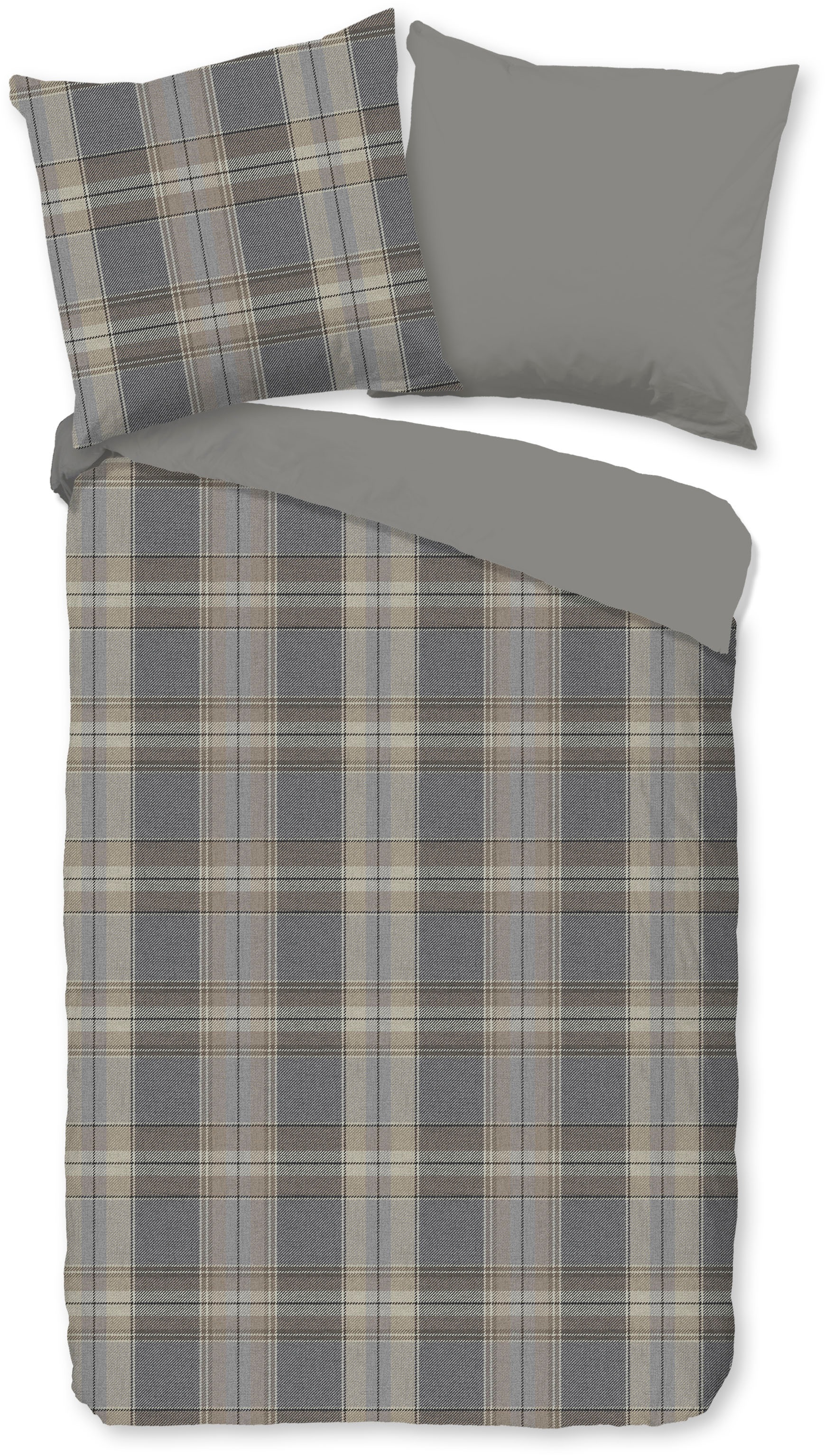 good morning Wendebettwäsche "Jacoba" 2 Stk. tlg. 100% Baumwolle, Renforcé, günstig online kaufen