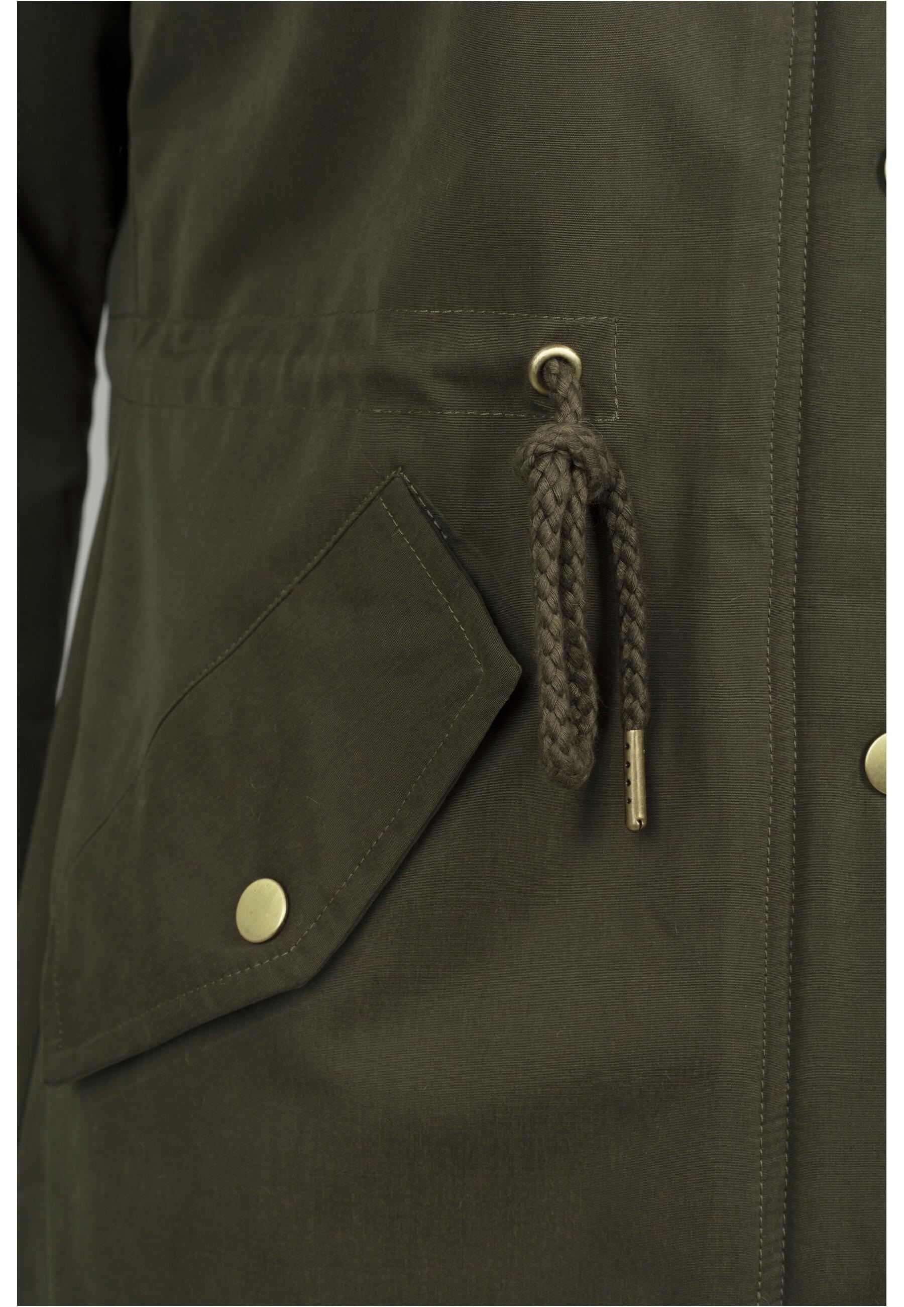 URBAN CLASSICS Parka »Urban Classics Damen Ladies Peached Teddy Lined Parka«, (1 St.), mit Kapuze