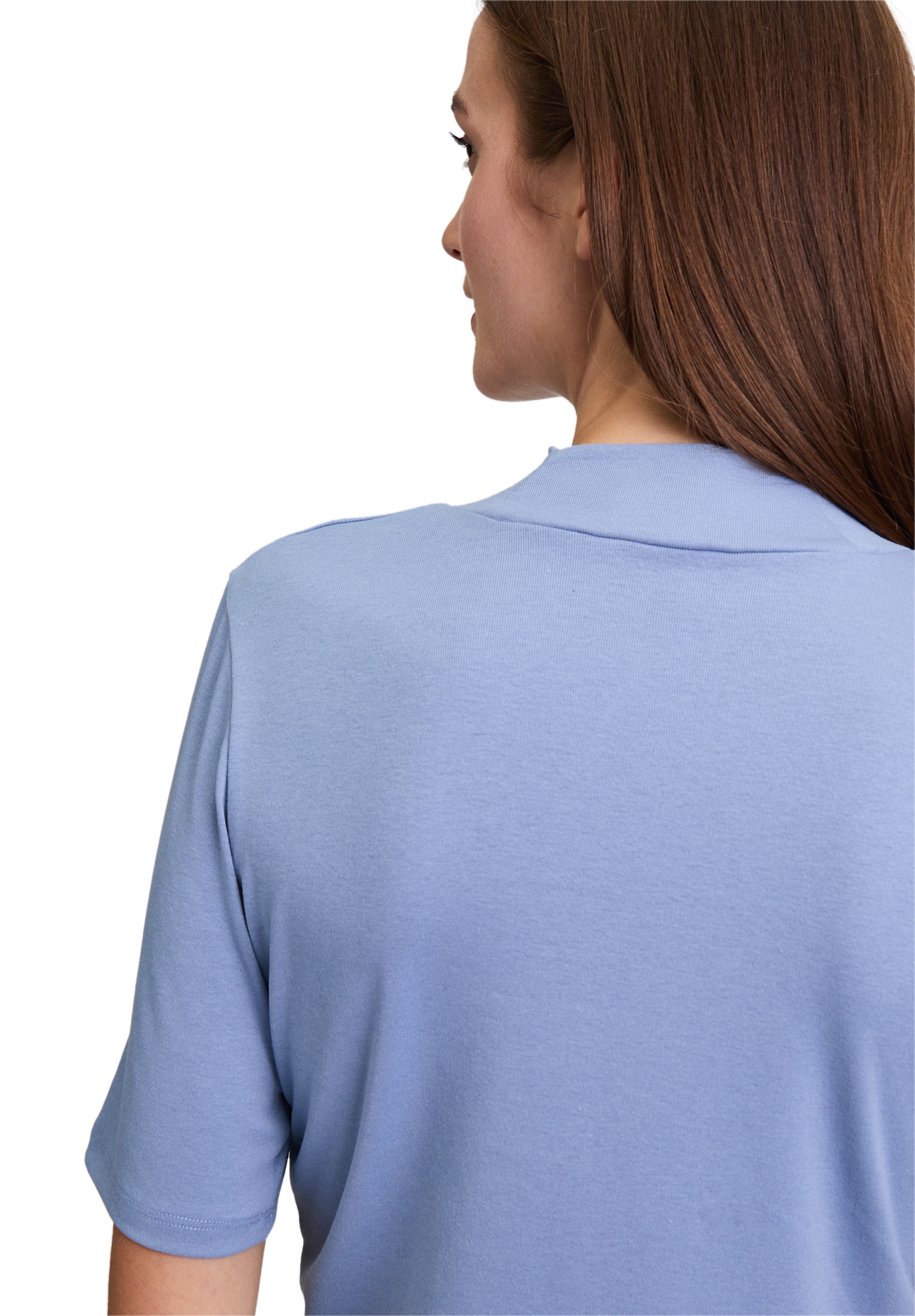 Cartoon Kurzarmshirt »Cartoon Damen Basic Shirt mit Kragen«, (1 tlg.), Material