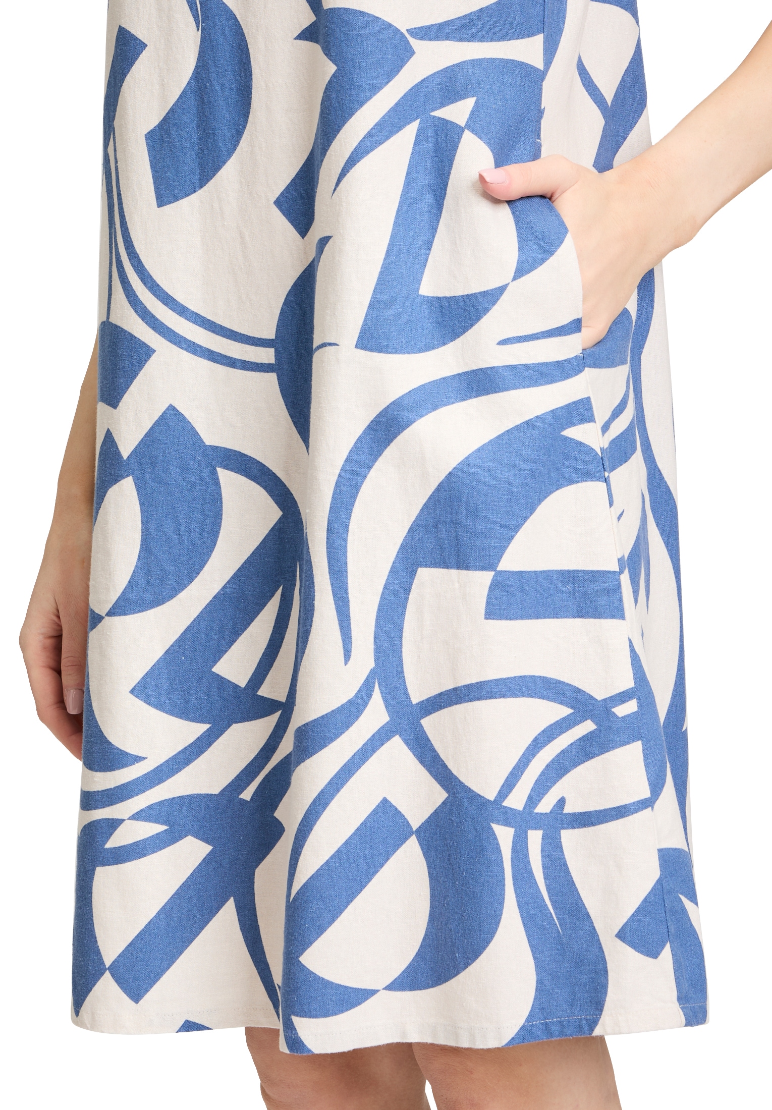 Betty Barclay Sommerkleid »Betty Barclay Leinenkleid ohne Arm«, Form