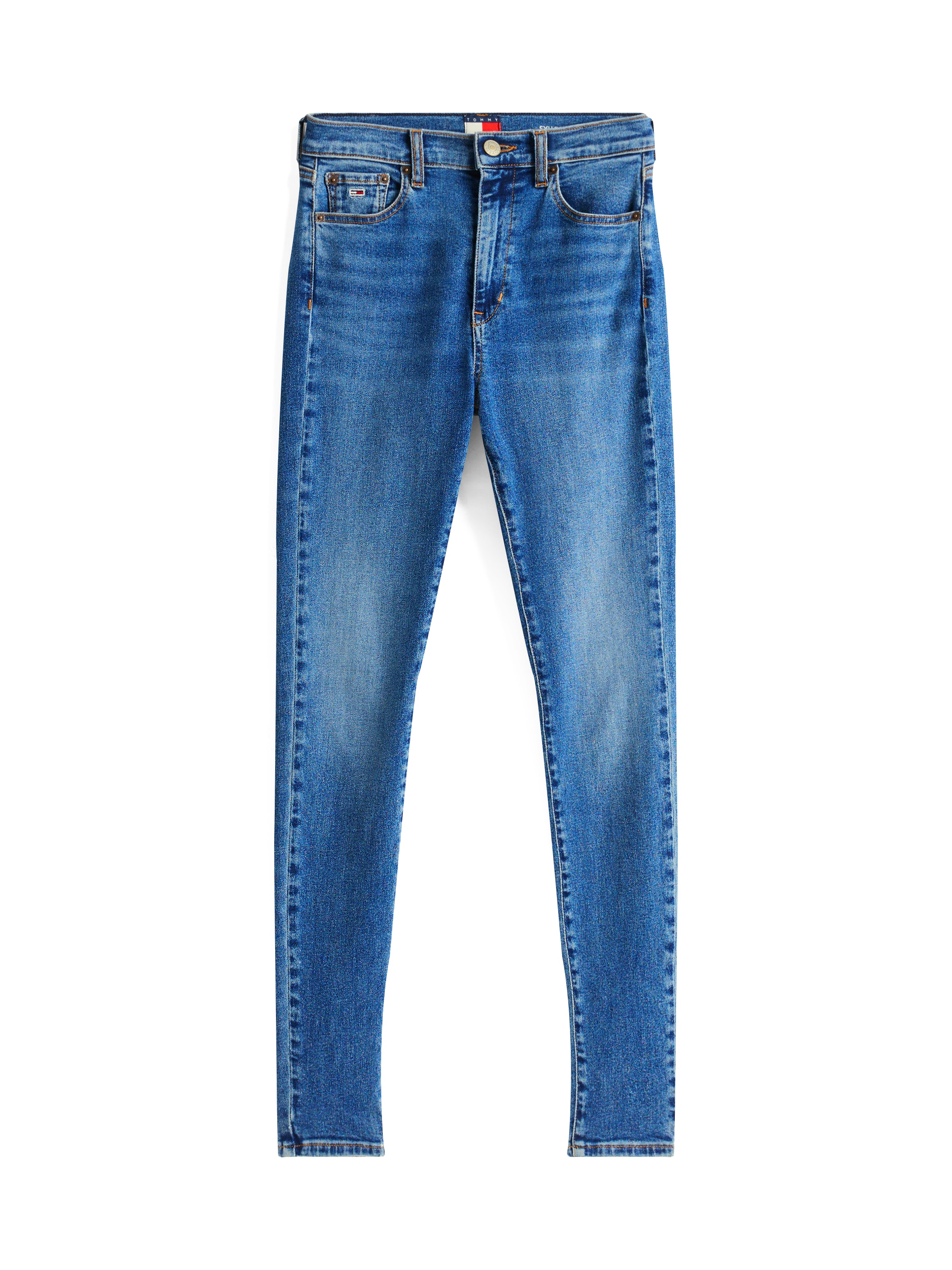 Tommy Jeans Schlagjeans »SYLVIA HGH FLR BI1267«, in blauer Waschung