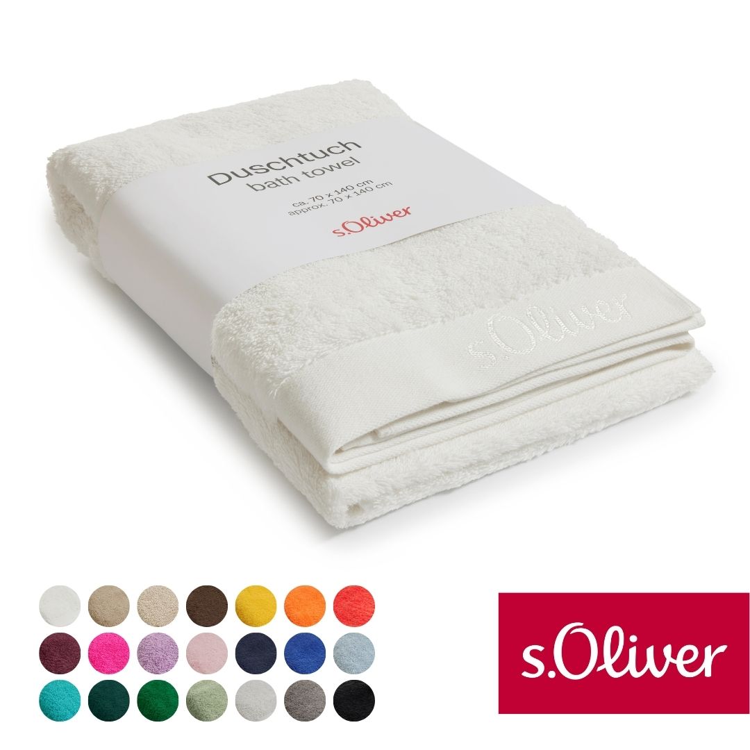 s.Oliver Duschtuch "s.Oliver, Premium Qualität, 600 gr/m², auch als Sets erhältlich" große Farbauswahl, auch als Handtuch, Waschhandschuh, Gästetuch