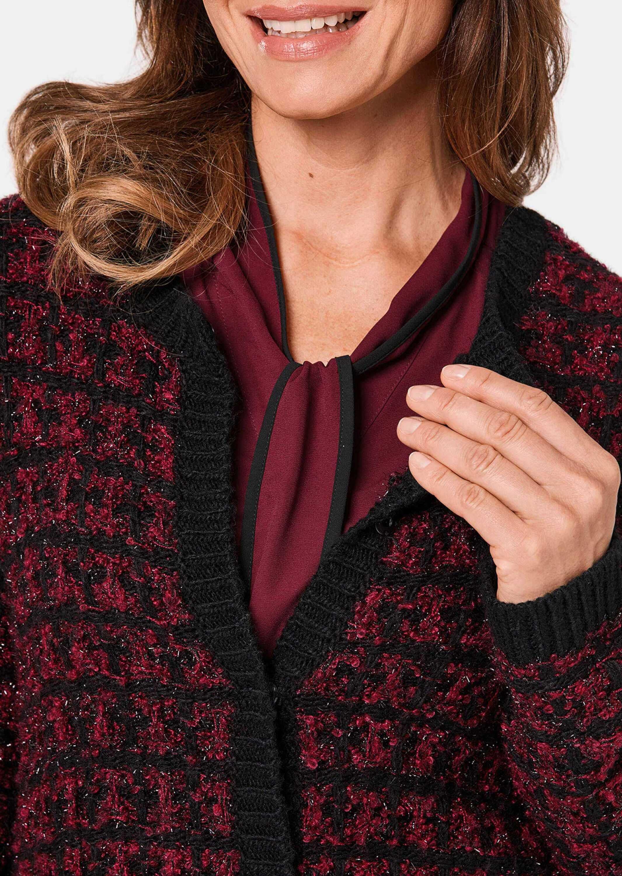 GOLDNER Strickjacke »Strickcardigan Schicker Strickcardigan mit Glanzgarnen«