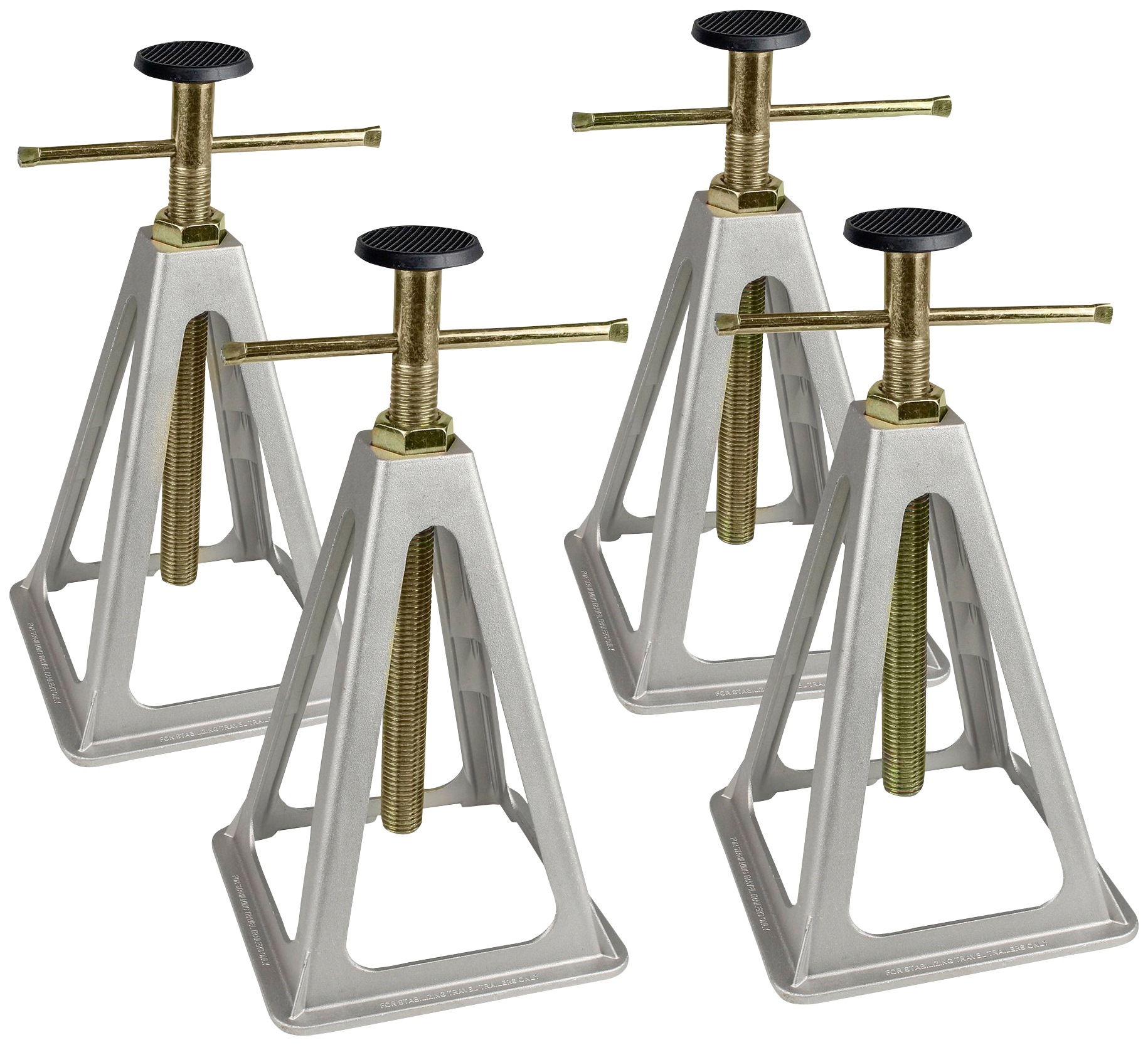 CALIMA Anhänger-Abstellstütze, silber, Abstellstützen, aus Aluminium