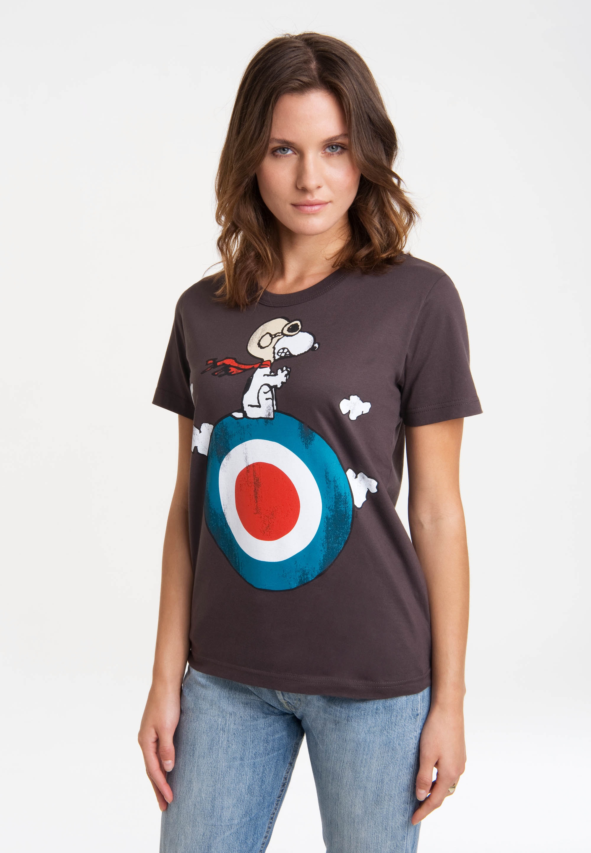 LOGOSHIRT T-Shirt »Peanuts - Snoopy«, mit lizenziertem Print