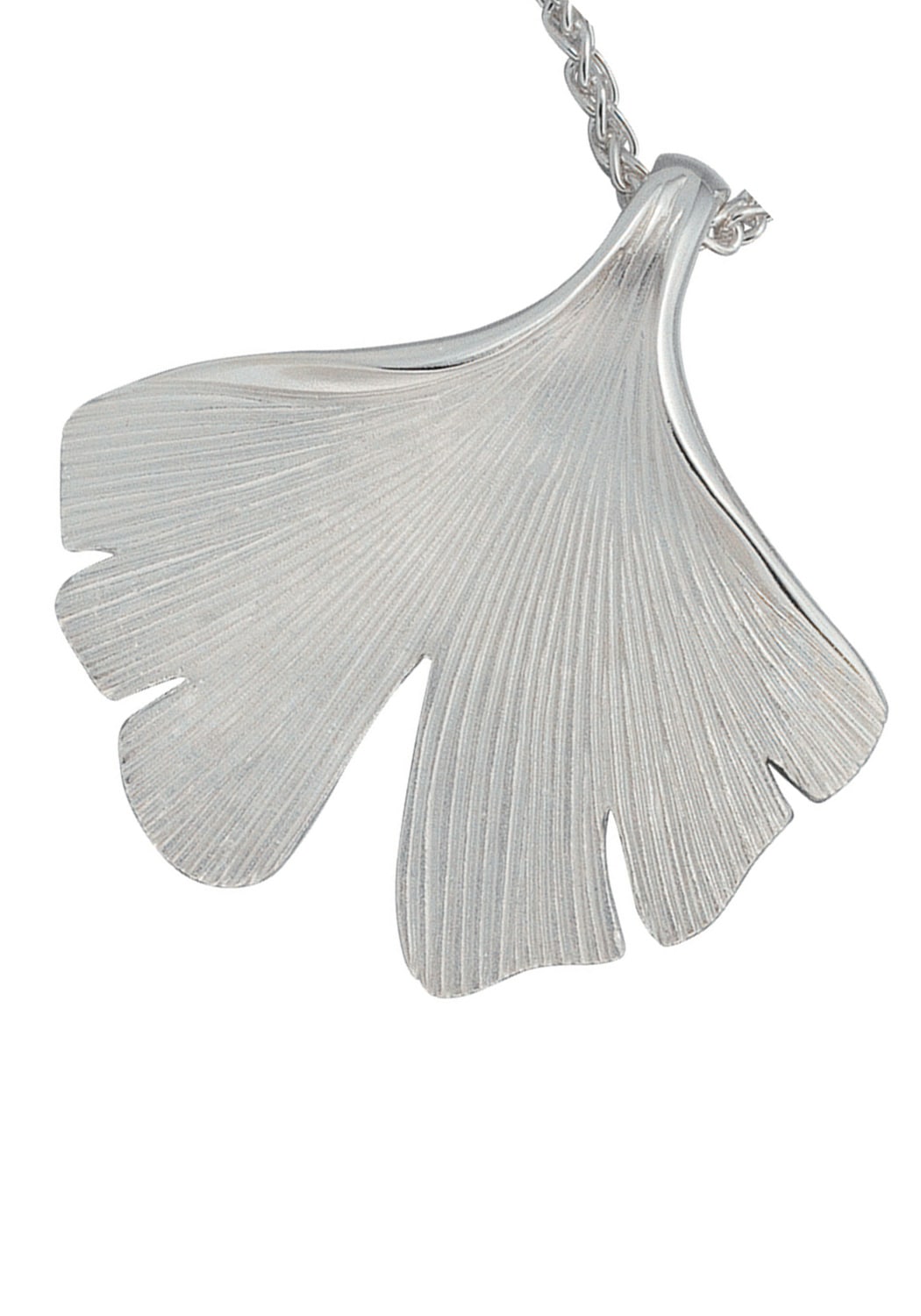 JOBO Kettenanhänger »Anhänger Ginkgo Ginko 44 mm«  925 Silber