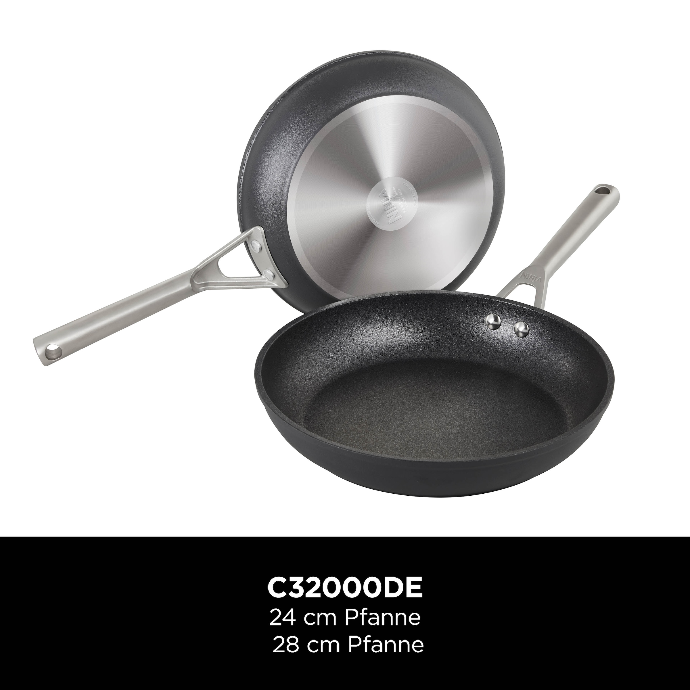 NINJA Pfannen-Set "Ninja ZEROSTICK Premium 2-teiliges Pfannen-Set (24 cm/28 günstig online kaufen