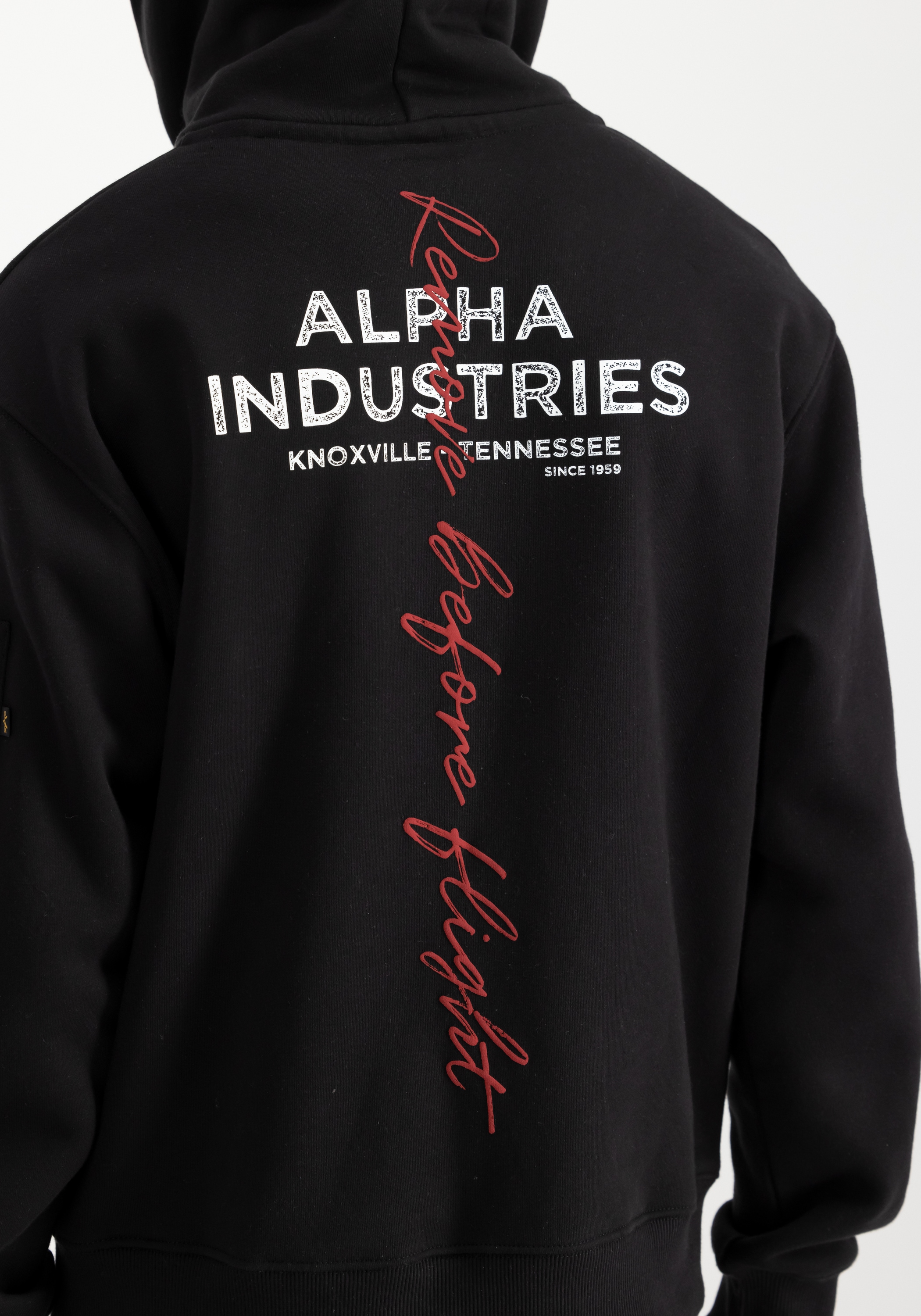 Alpha Industries Hoodie »Alpha Industries Men - Hoodies Signature Backprint Hoodie«