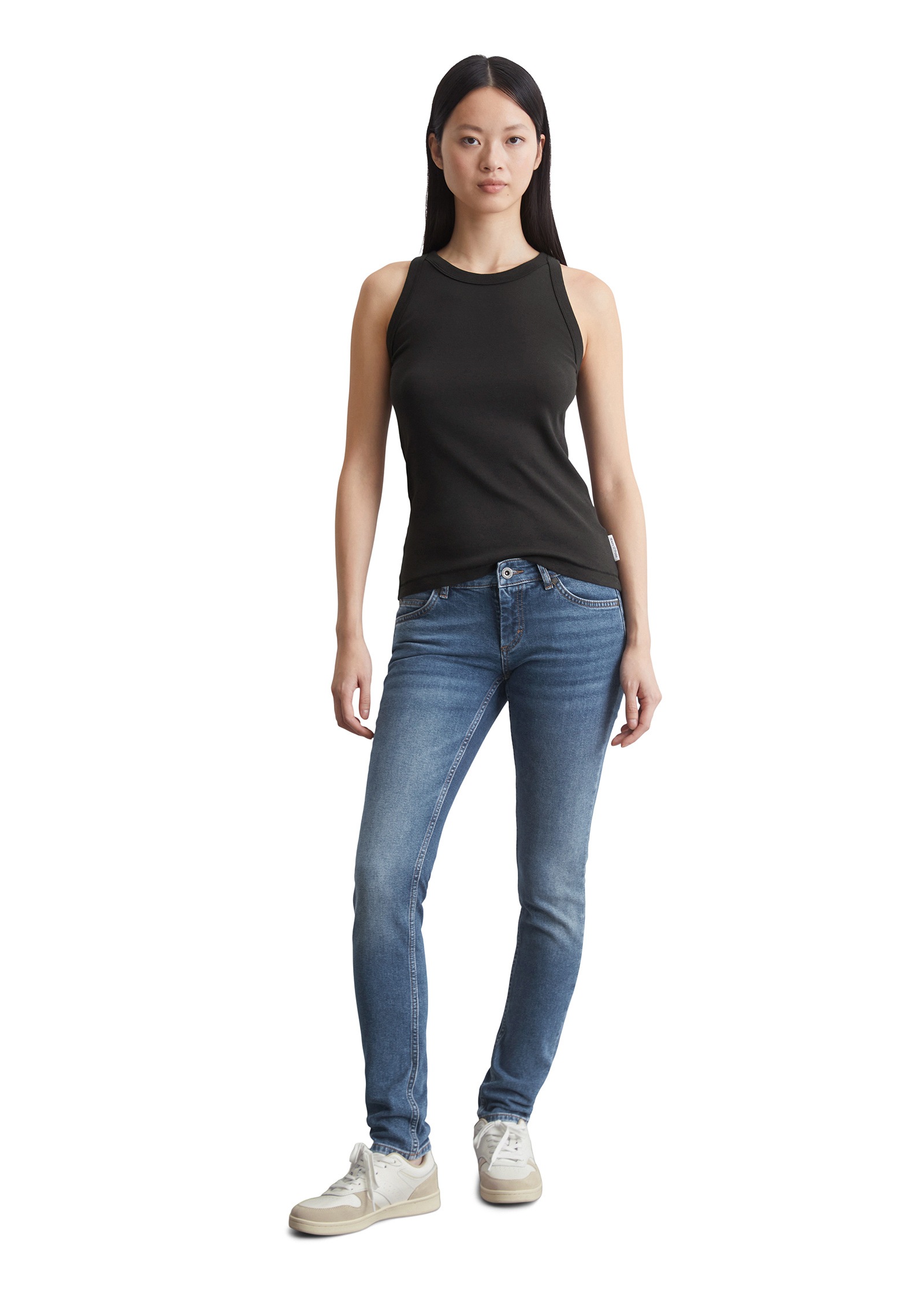 Marc O'Polo T-Shirt »aus Rippjersey«