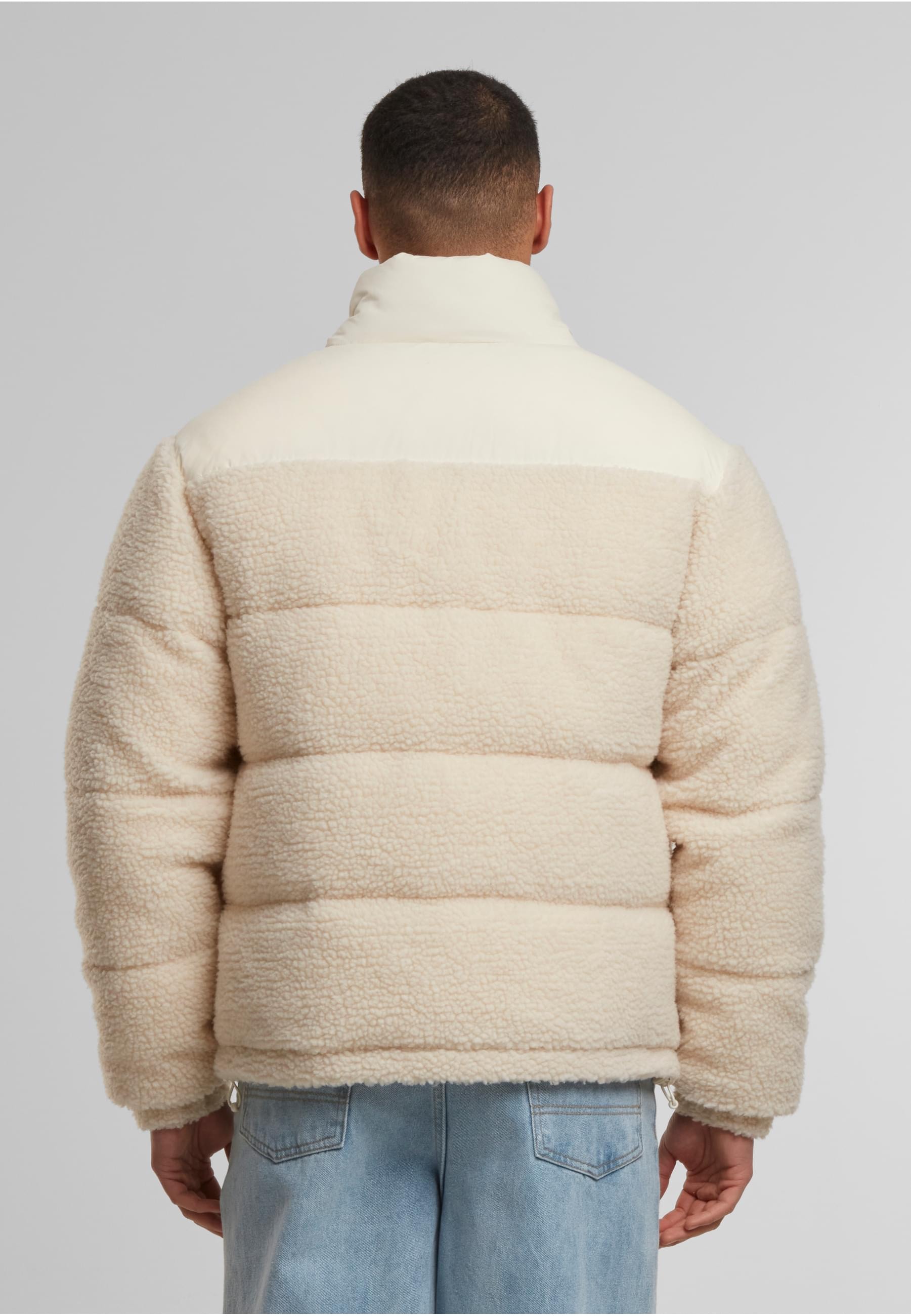 URBAN CLASSICS Winterjacke »Urban Classics Teddy Puffer Jacket«, (1 St.), ohne Kapuze