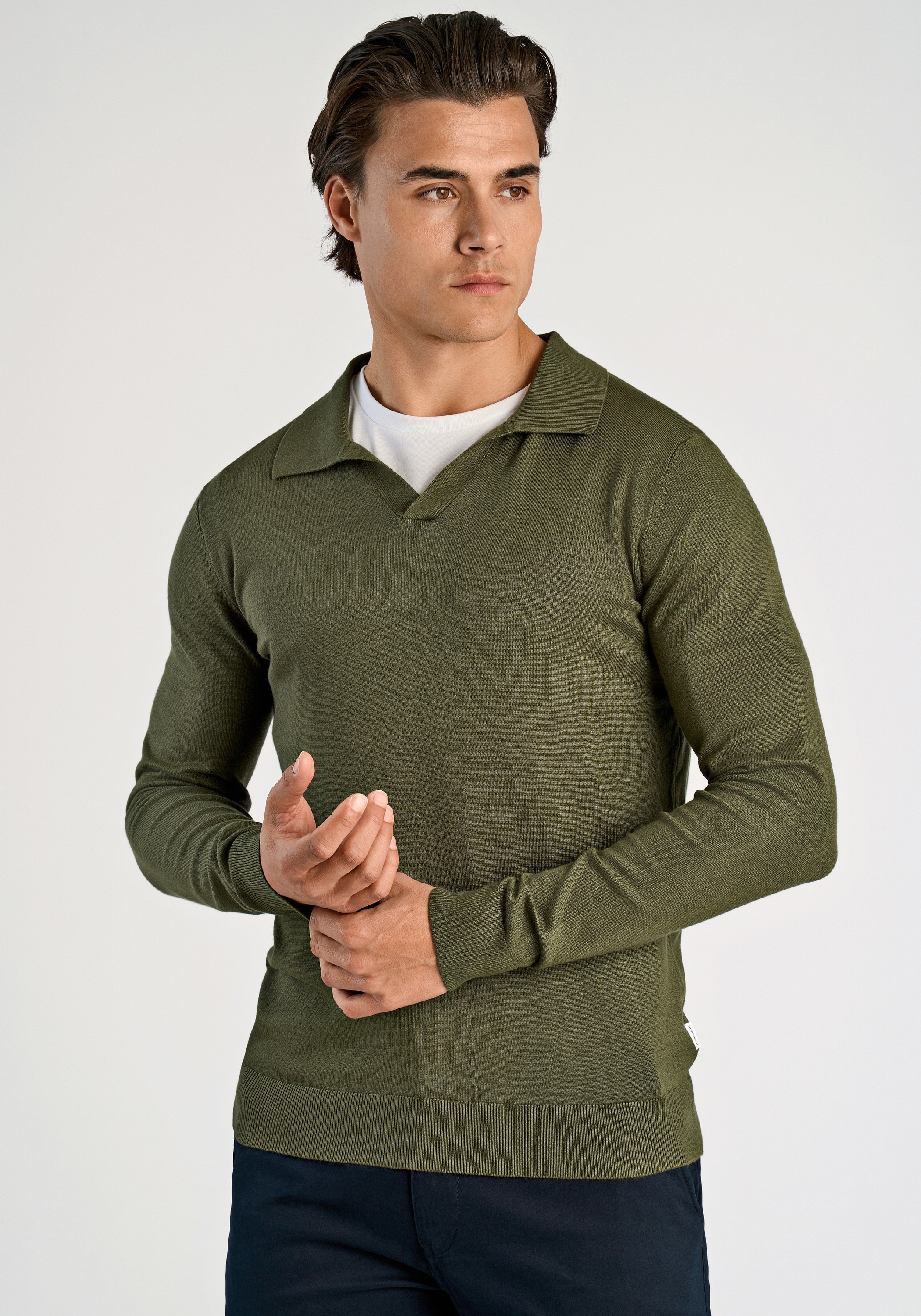 LINDBERGH Strickpullover "Strickpullover Slim Fit" günstig online kaufen