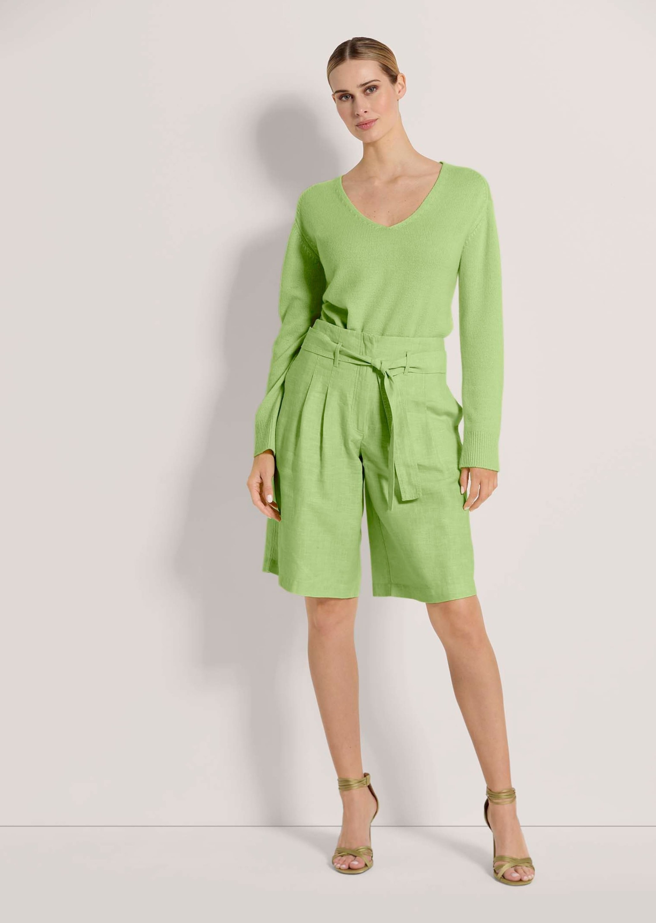 MADELEINE Bermudas "Bermuda Highwaist-Bermudas aus Leinen" günstig online kaufen