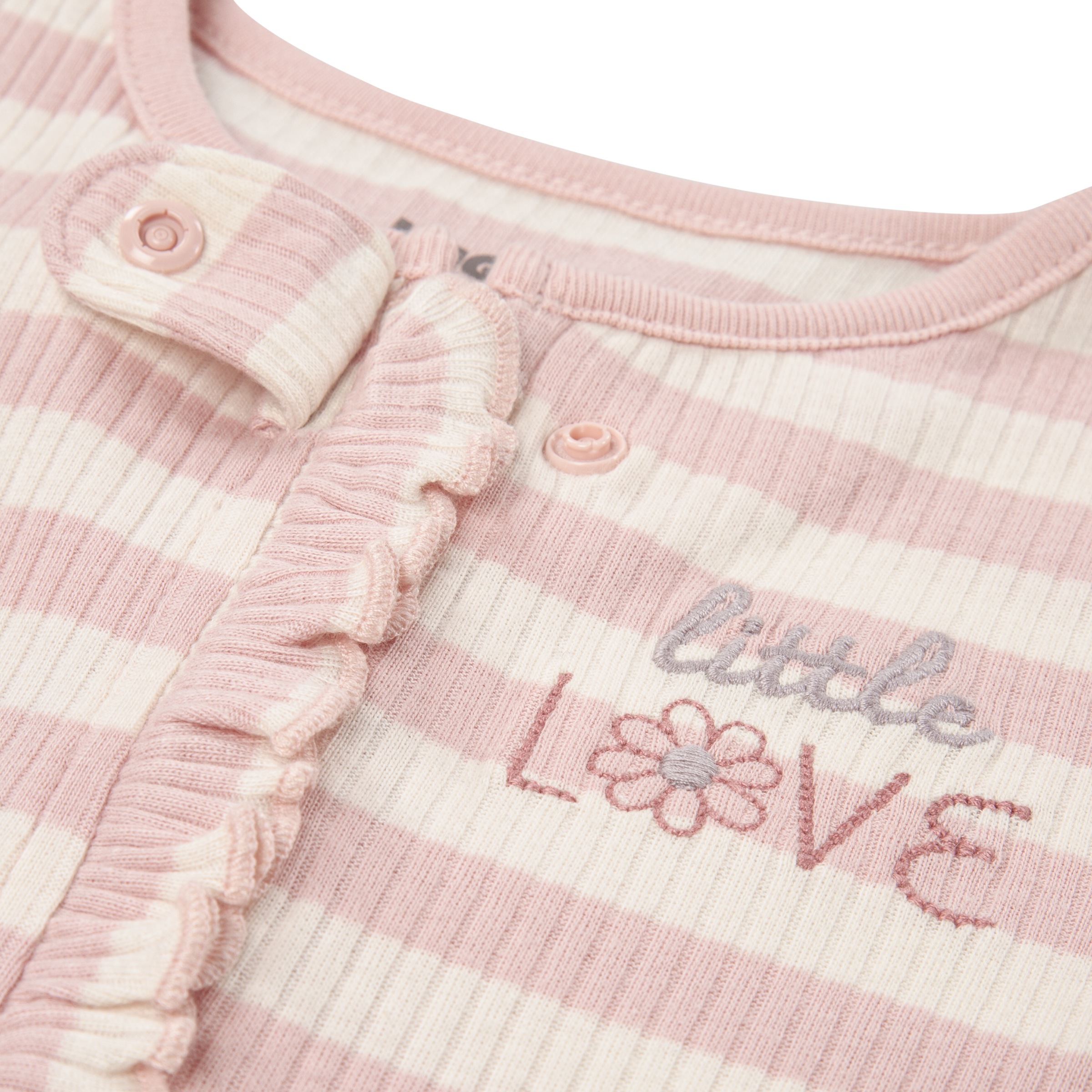 Thumbnail - HUGGIES babywear Strampler "HUGG FOOTED COVERALL" in Ringeloptik