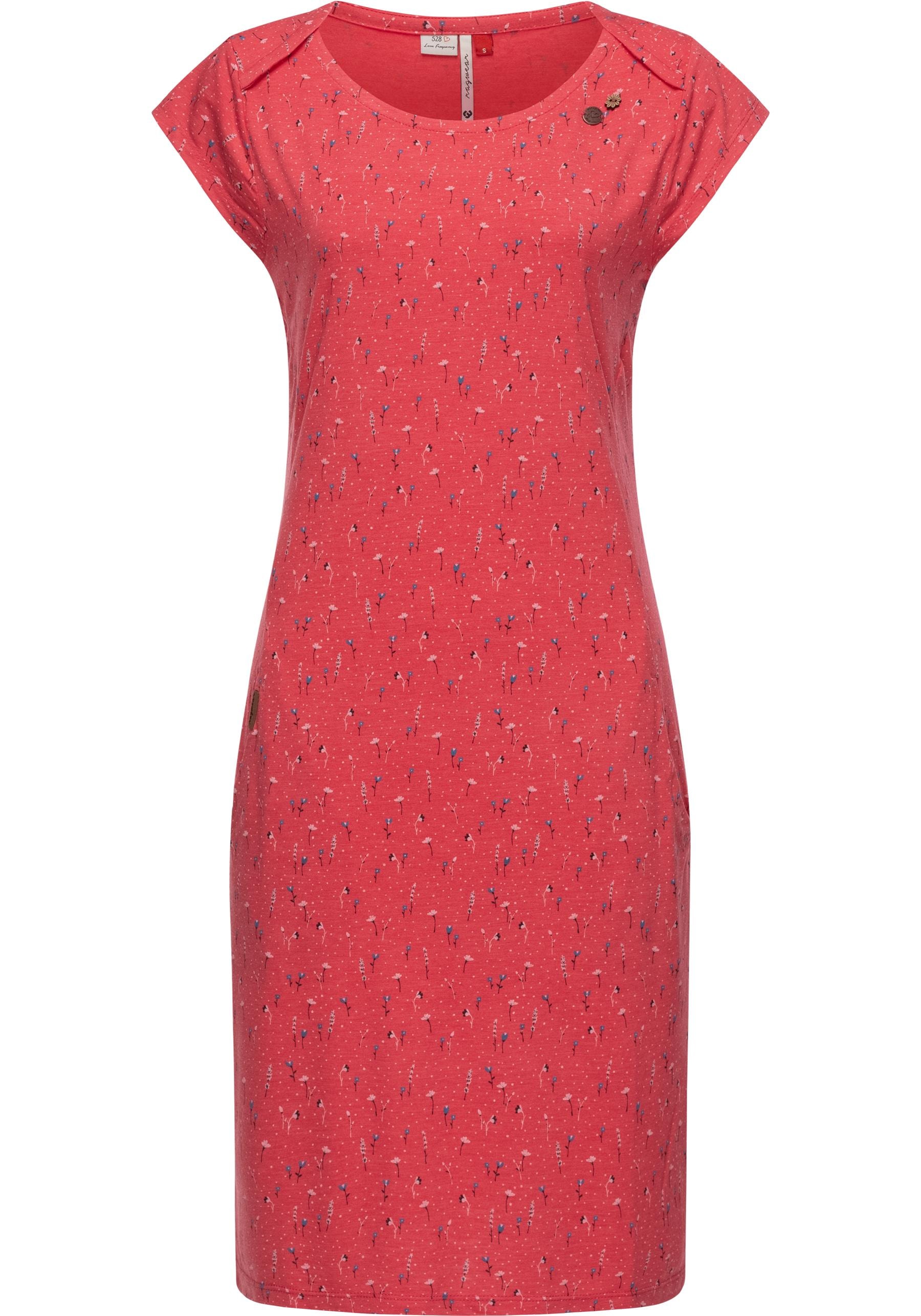 Ragwear Shirtkleid "Rivan Print" Eingrifftaschen stylisches Sommerkleid mit günstig online kaufen