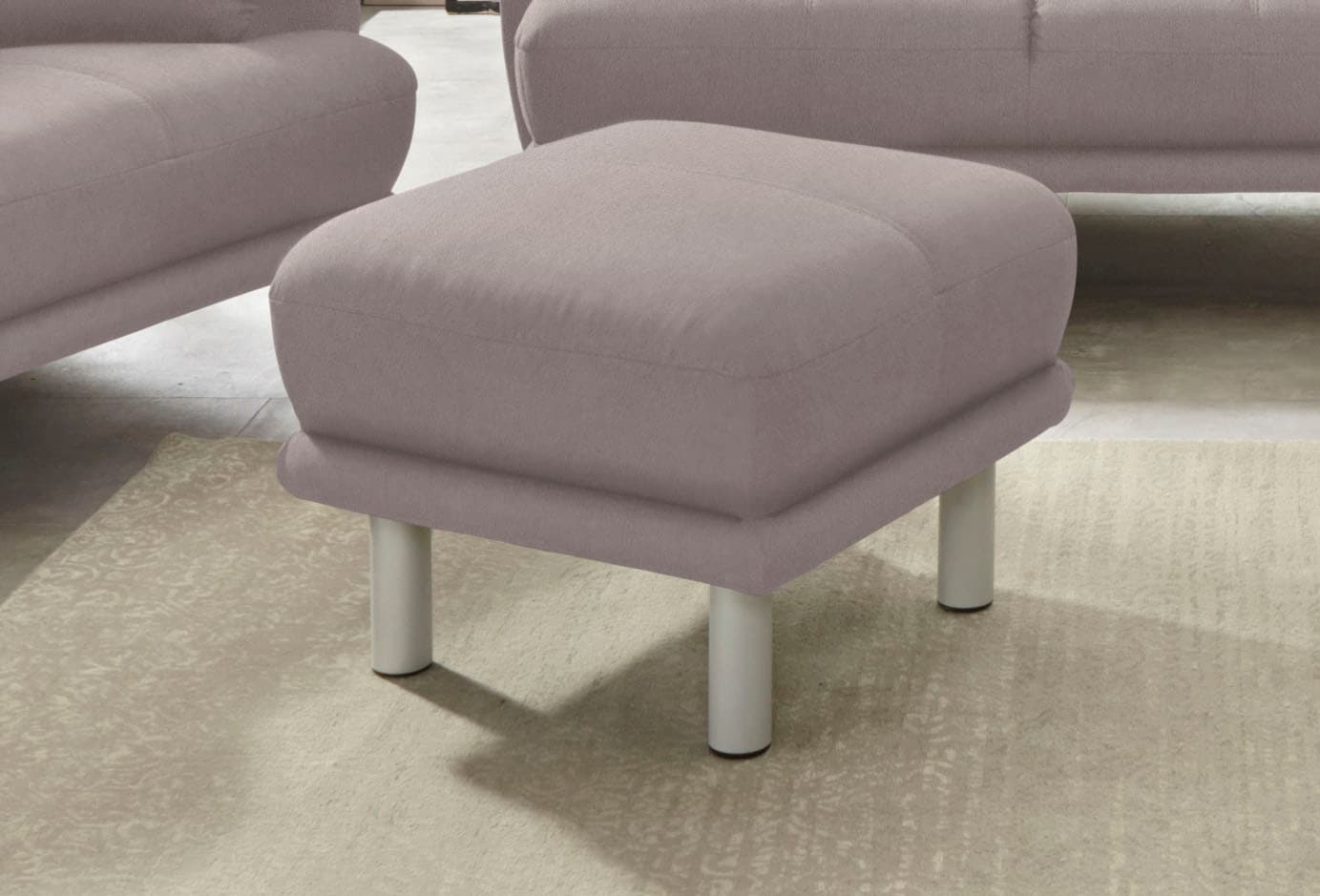 TRENDMANUFAKTUR Hocker "Cecilia II, modern und elegant, B/T 66/66cm" günstig online kaufen