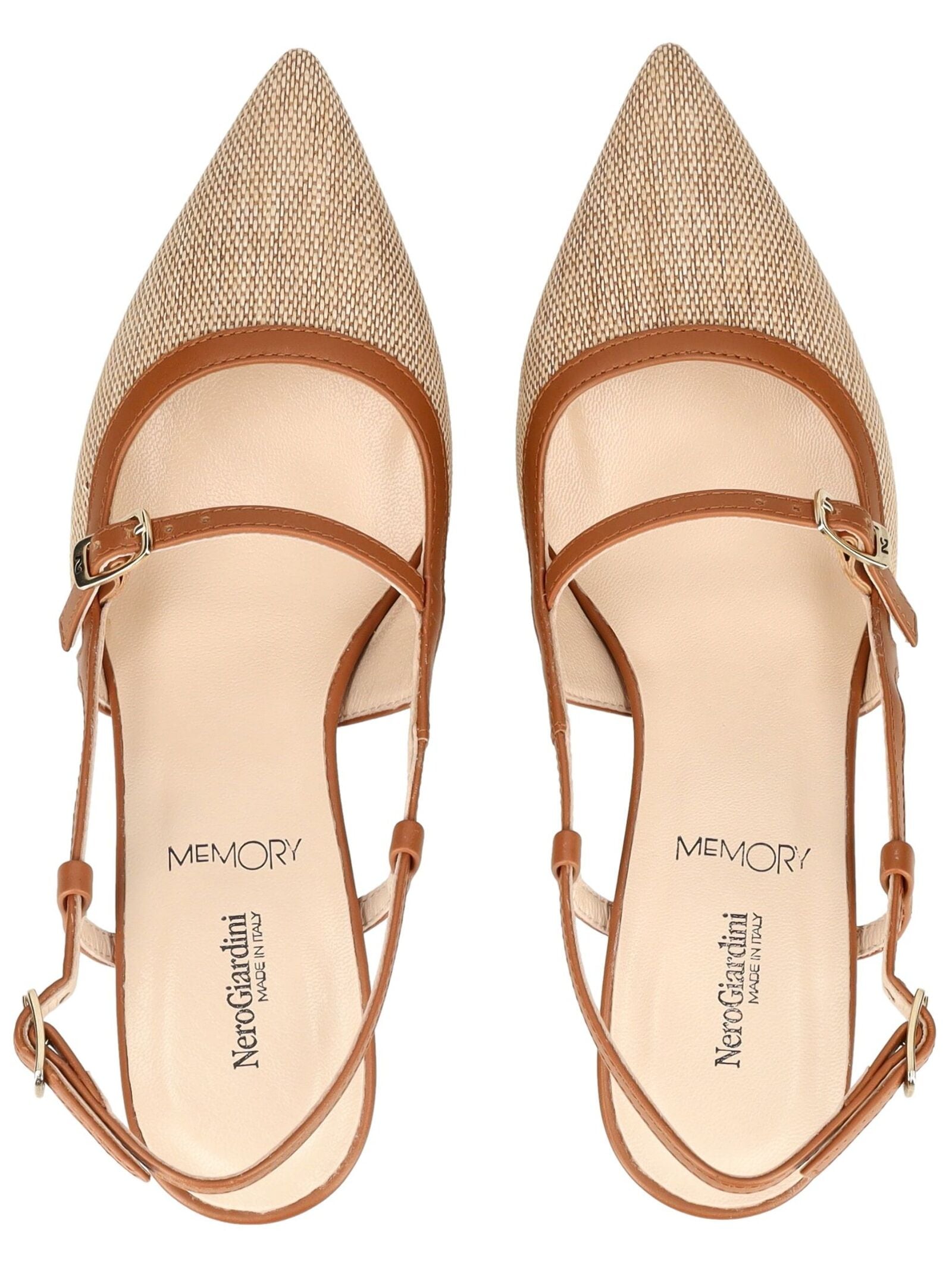 Nero Giardini Slingpumps »Nero Giardini Pumps Leder/Textil«