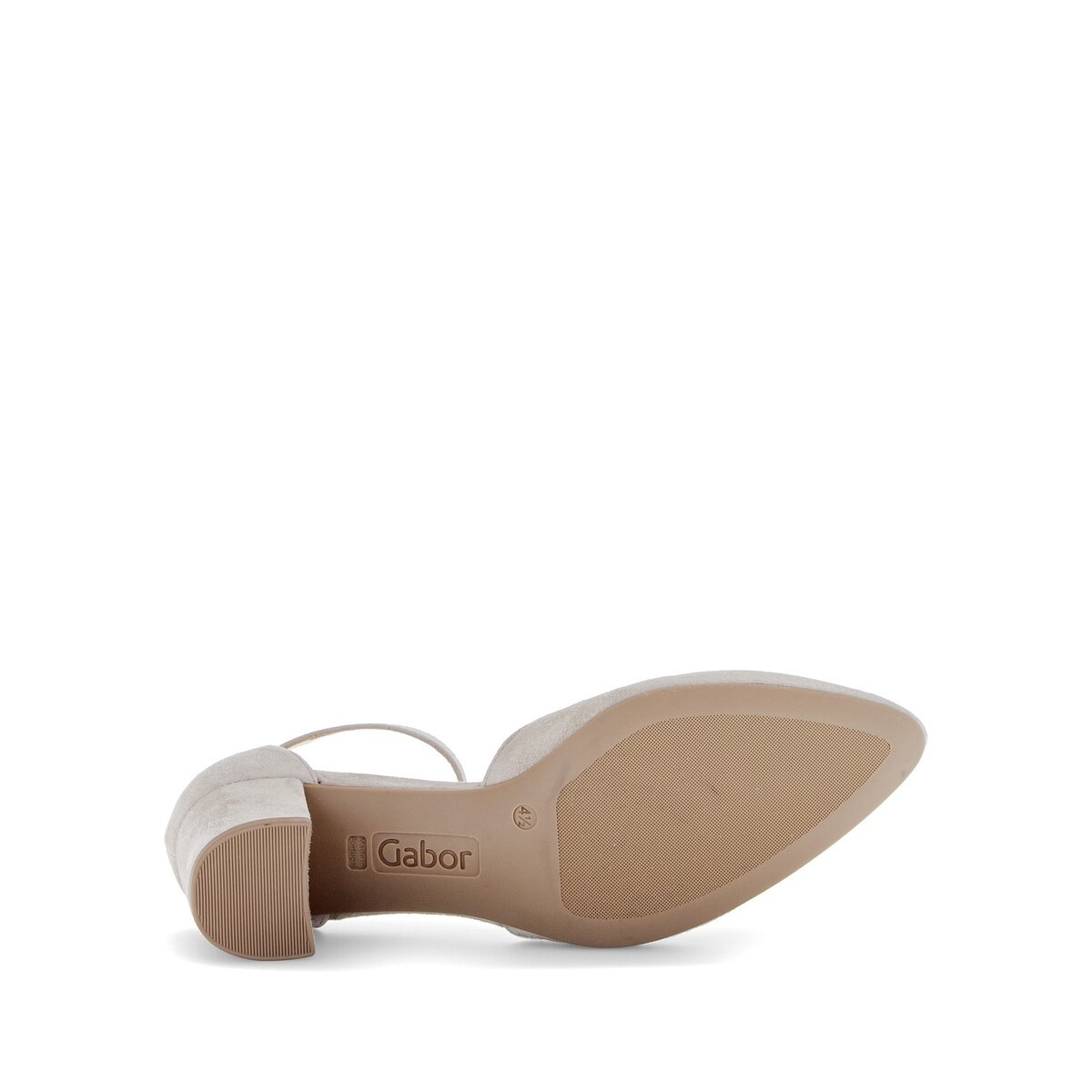 Spangenpumps GABOR "Spangenpumps", Damen, Gr. 40,5, grau, Schuhe Spangenpumps 3
