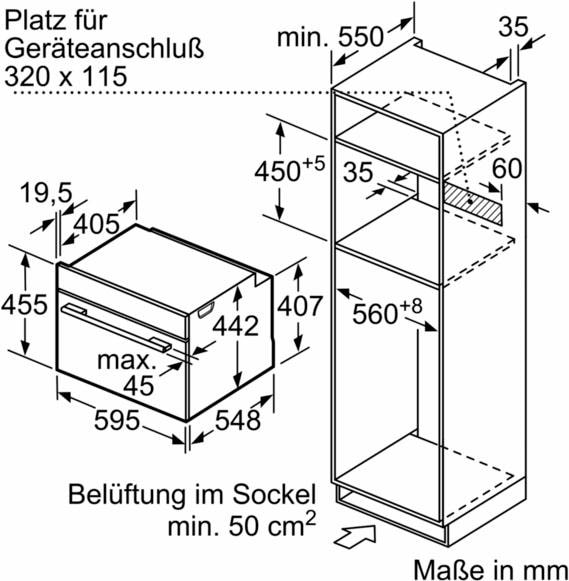 SIEMENS Backofen mit Mikrowelle »CM676G0S1«, CM676G0S1, Pyrolyse-Selbstreinigung, Pyrolyse-Selbstreinigung