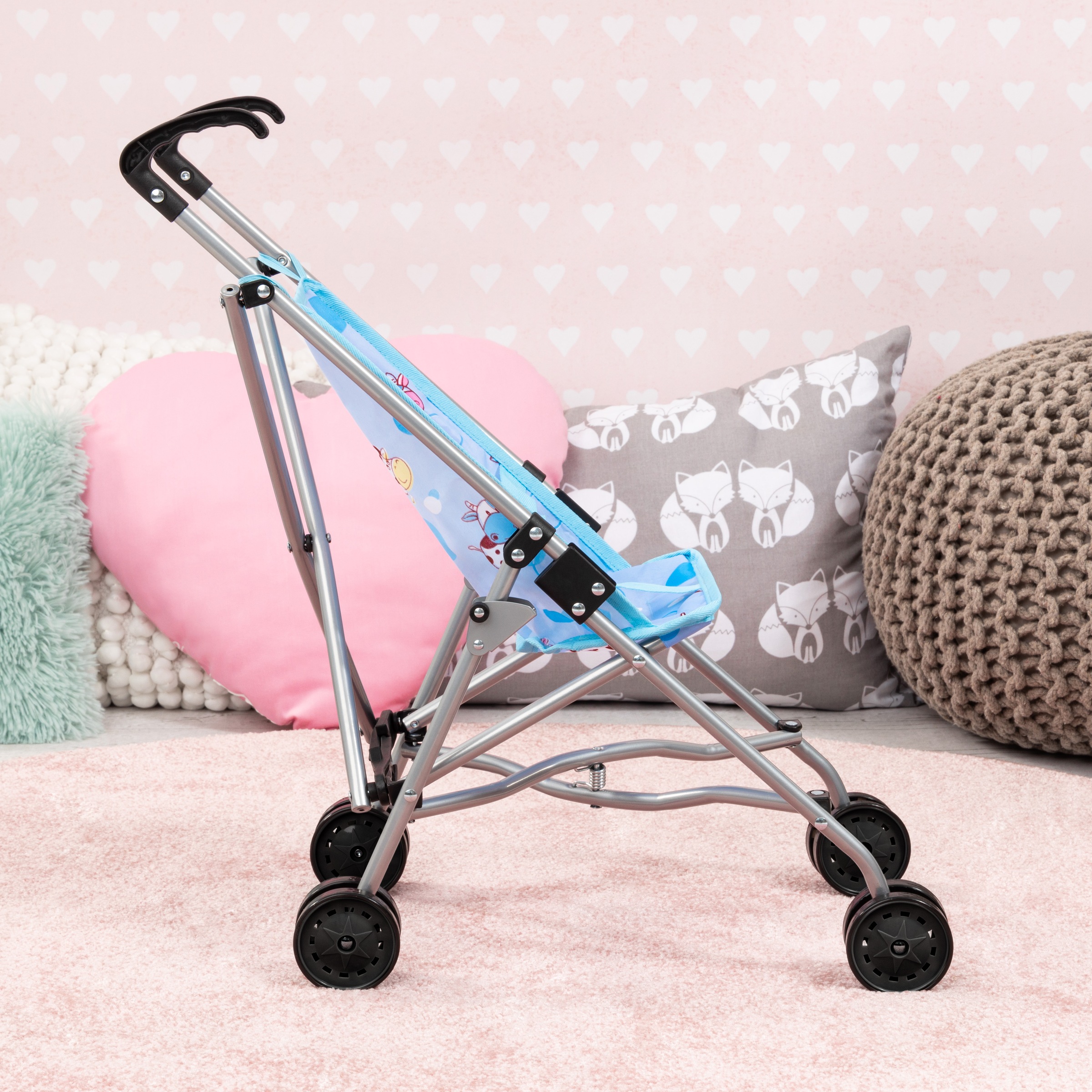 Bayer Puppenbuggy »bordeaux mit Einhorn«