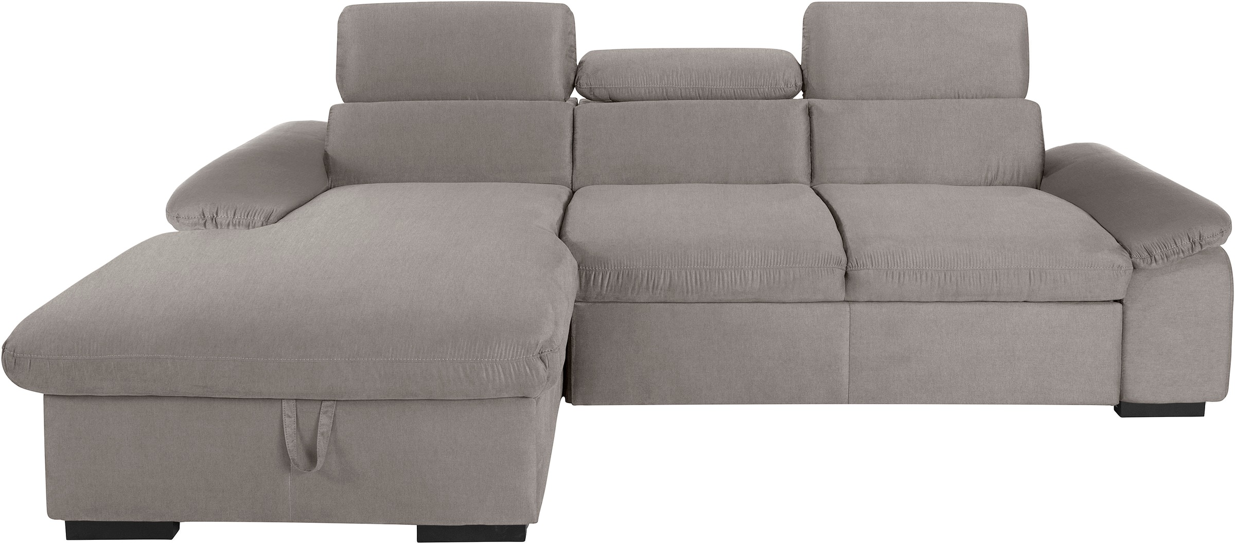 COTTA Ecksofa "Lola L-Form mit Kopfteilfunktion & Hocker" wahlweise mit Bet günstig online kaufen