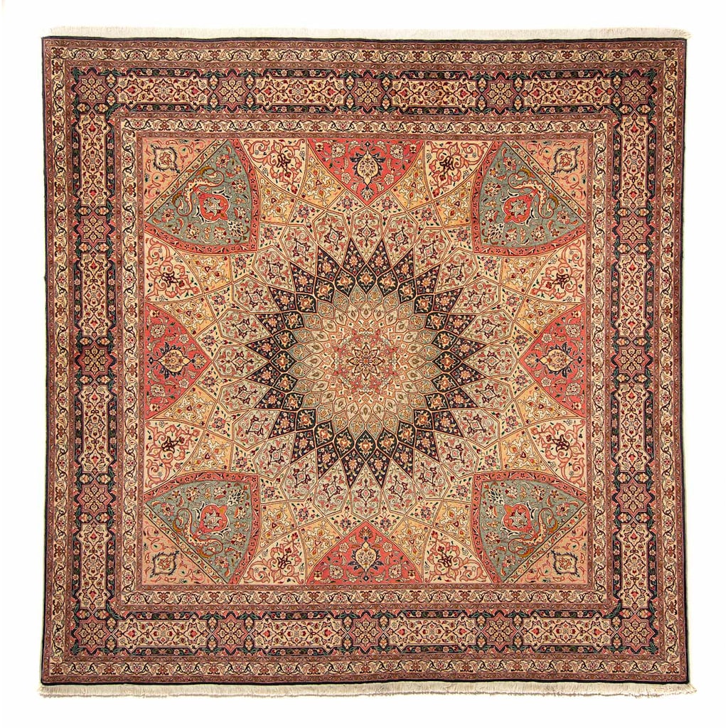morgenland Orientteppich »Perser - Täbriz - Royal quadratisch - 253 x 250 cm - mehrfarbig«, quadratisch